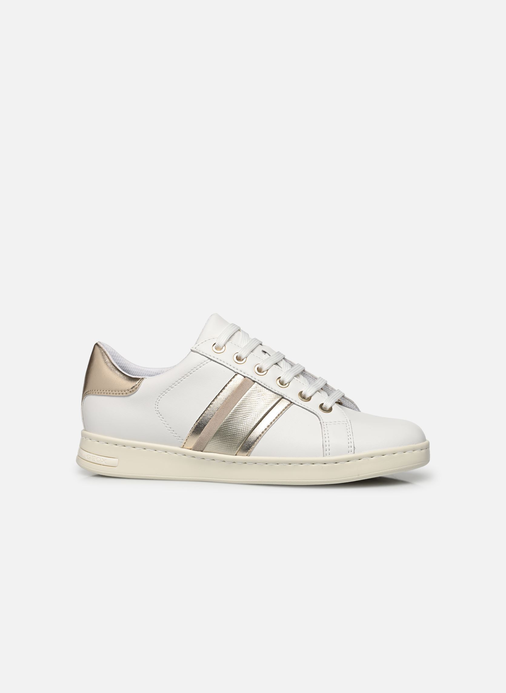 Niedrige Sneaker D JAYSEN damen weiß Geox Niedrige Sneaker D JAYSEN damen weiß WHITE/LT GOLD