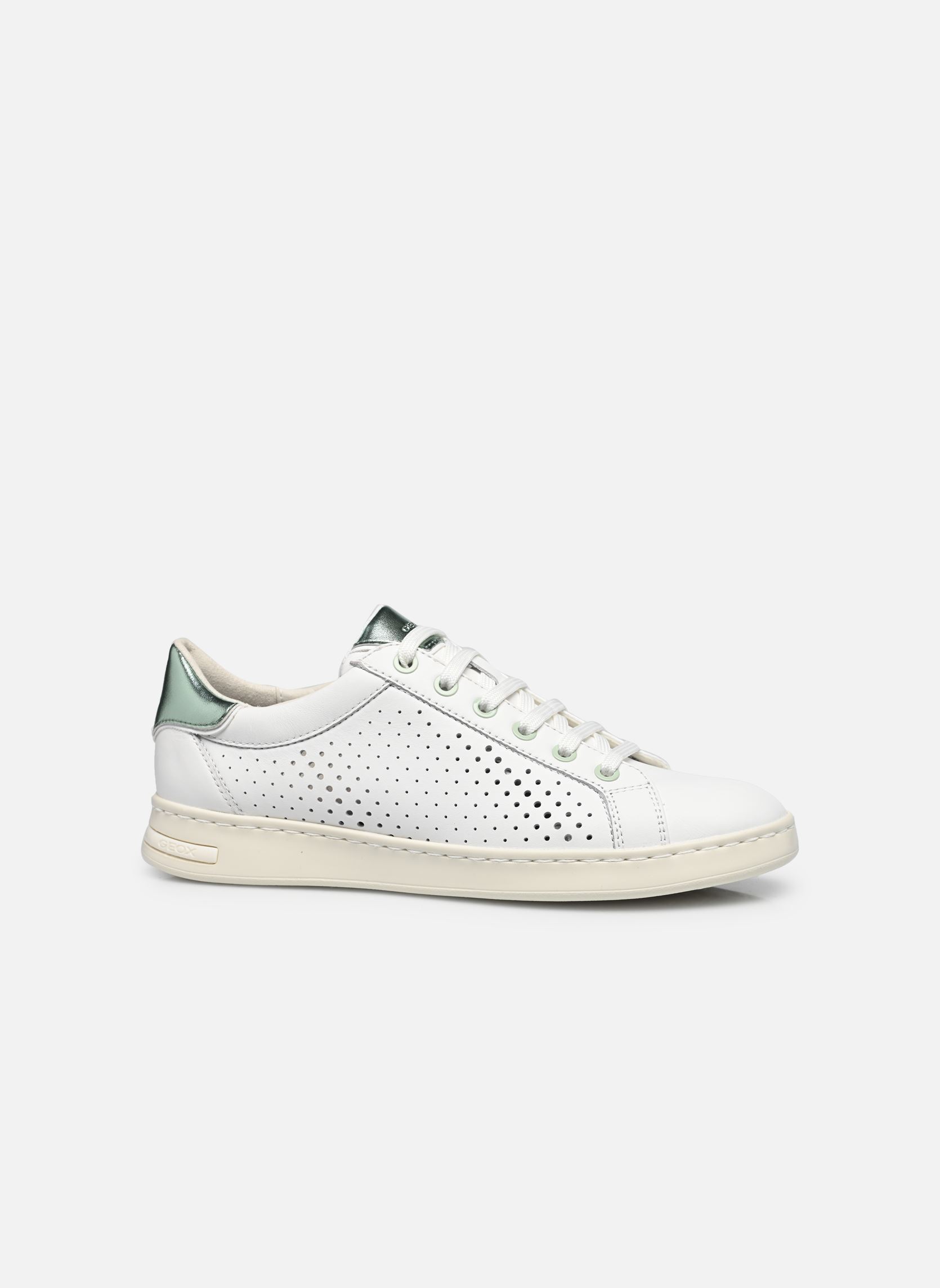 Niedrige Sneaker D JAYSEN damen weiß Geox Niedrige Sneaker D JAYSEN damen weiß WHITE/MINT