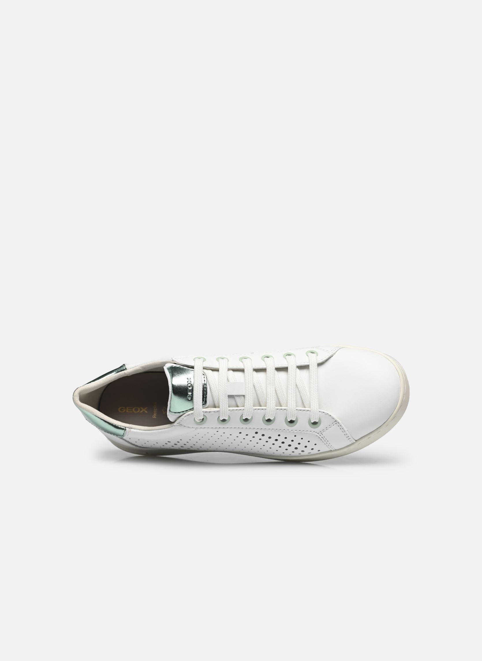 Niedrige Sneaker D JAYSEN damen weiß Geox Niedrige Sneaker D JAYSEN damen weiß WHITE/MINT