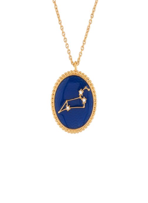 Divers Les Néréides Paris Collier pendentif  - Constellation Bleu vue détail/paire