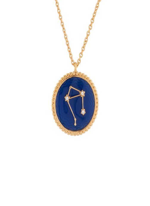 Divers Les Néréides Paris Collier pendentif  - Constellation Bleu vue détail/paire