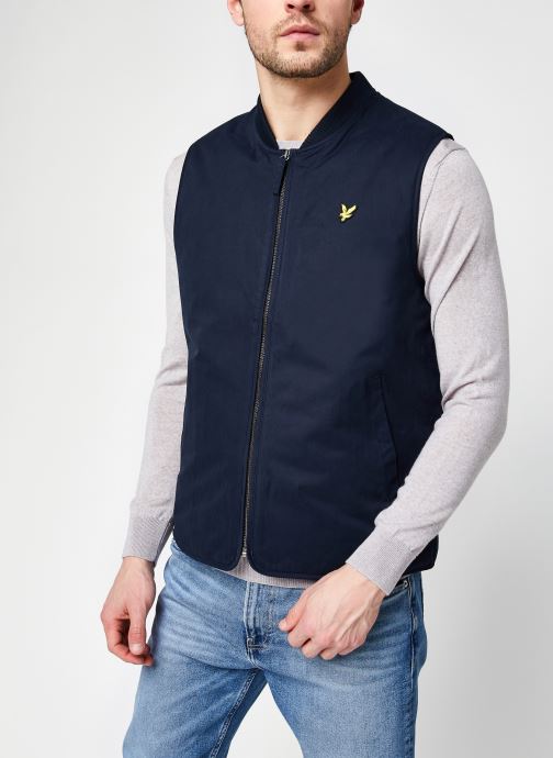 Lyle \u0026 Scott Wadded Gilet (Azzurro) - Abbigliamento chez Sarenza (506098)