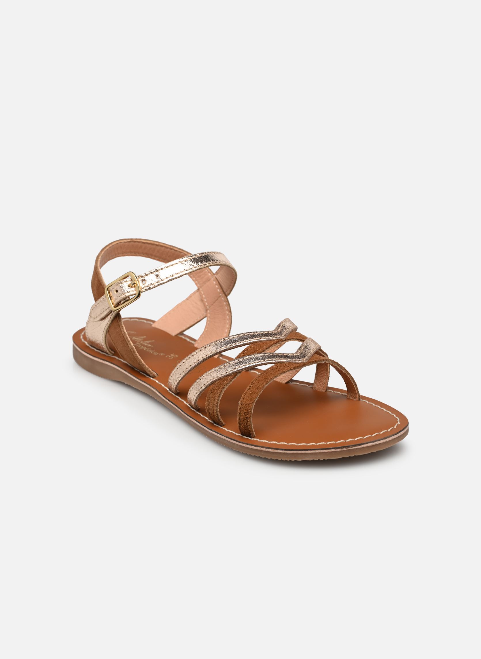 Sandalen IL 105 meisjes bruin L'Atelier Tropézien Sandalen IL 105 meisjes bruin TAN