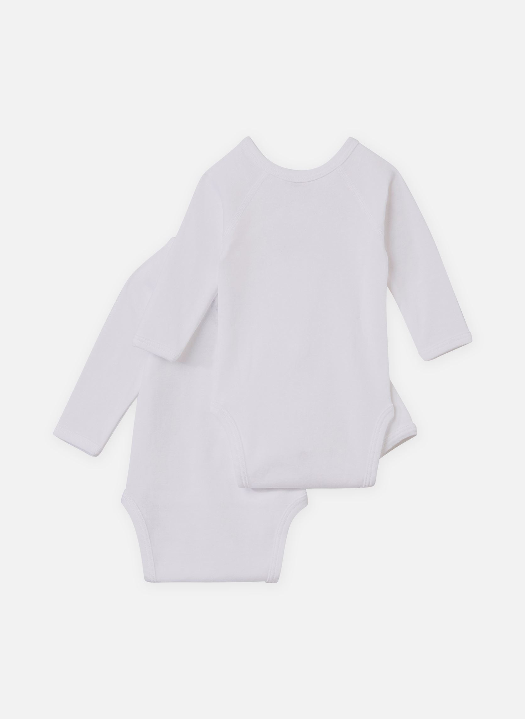 Bodies Lot de 2 Bodies Croisés Manches Longues blanc Petit Bateau Bodies Lot de 2 Bodies Croisés Manches Longues blanc BLANC