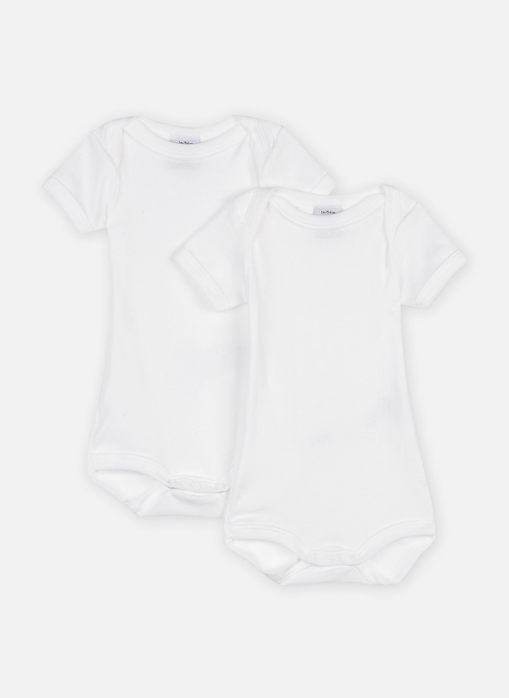 Vêtements Petit Bateau Lot de 2 Bodies Us Manches Courtes Bébé pour Accessoires