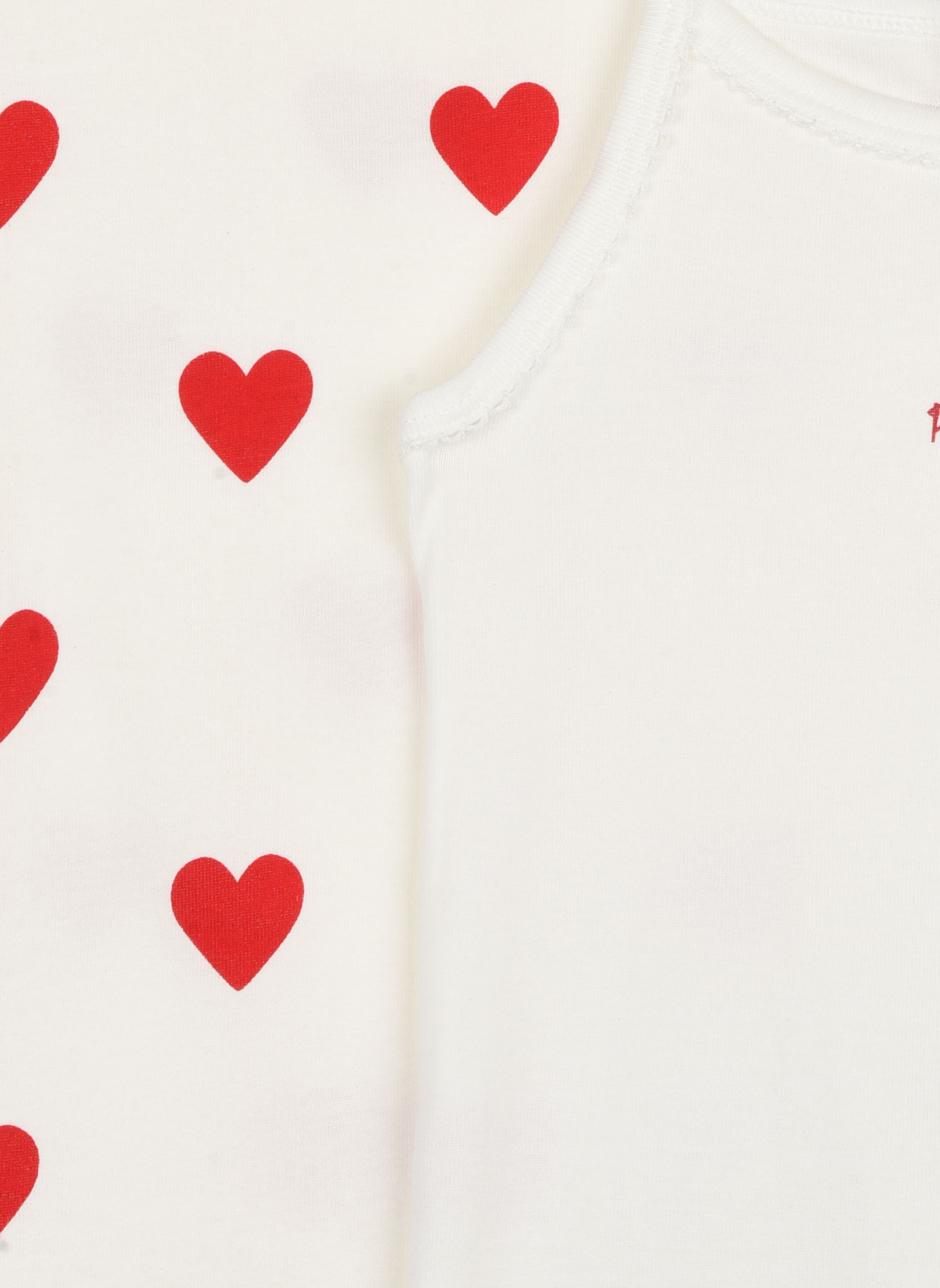 Débardeurs Lot de 2 Chemises à Bretelles Coeur fille multicolore Petit Bateau Débardeurs Lot de 2 Chemises à Bretelles Coeur fille multicolore VARIANTE 1