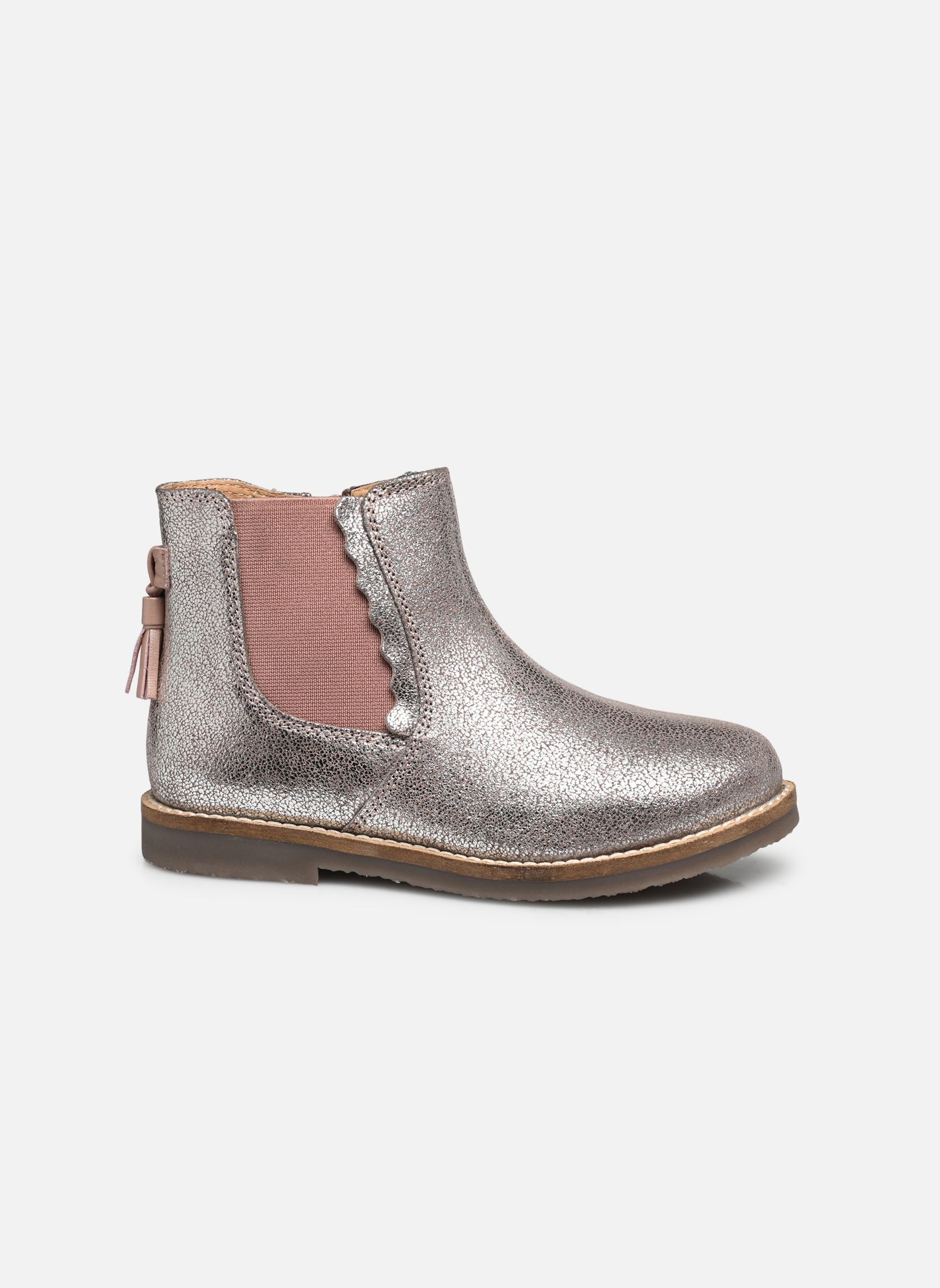 Enkellaarsjes KIARA LEATHER meisjes roze Rose et Martin Enkellaarsjes KIARA LEATHER meisjes roze ROSE MÉTALLISÉ
