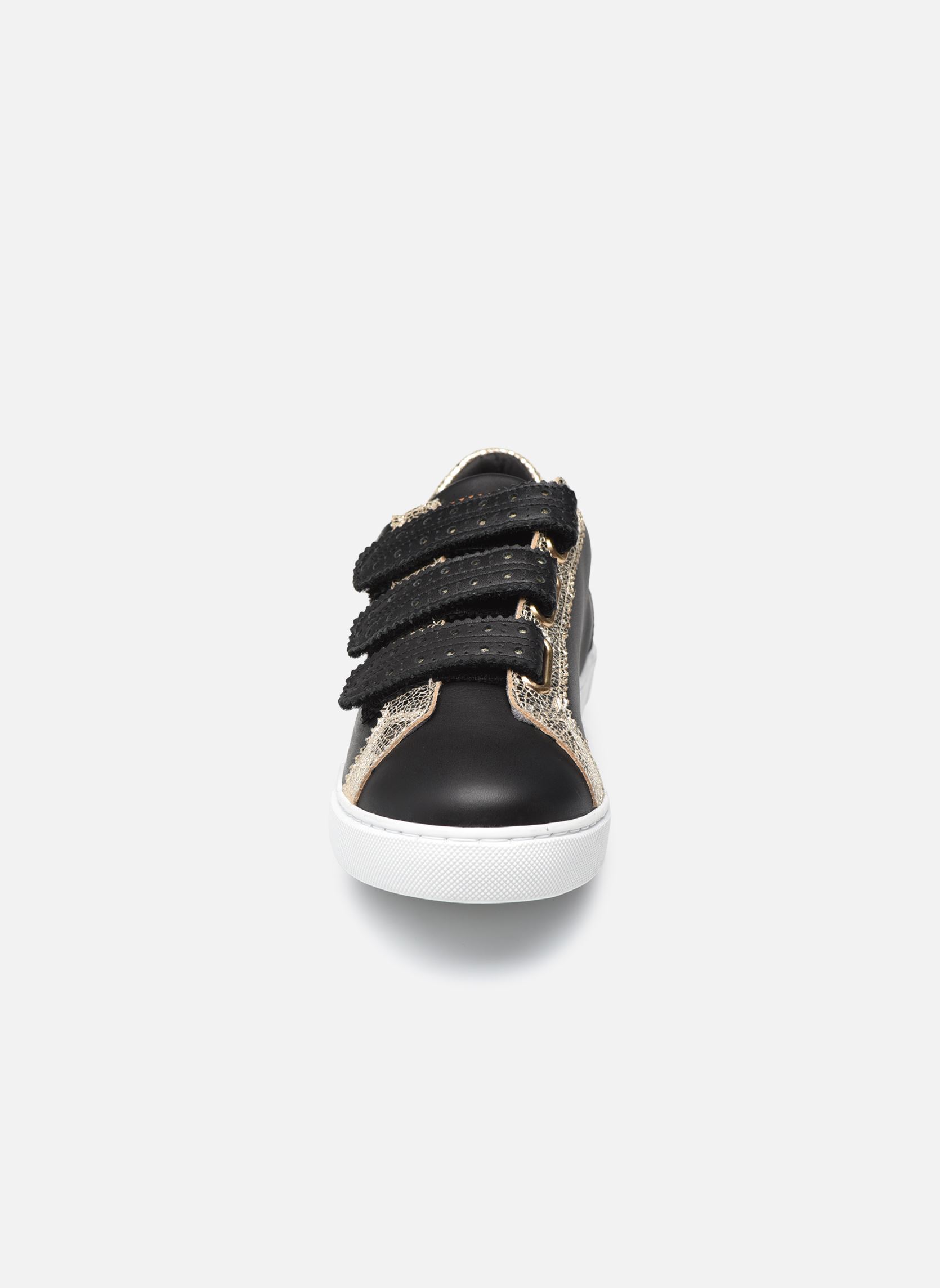 Baskets basses SUZETTE femme noir Les Tropéziennes par M Belarbi Baskets basses SUZETTE femme noir NOIR/OR