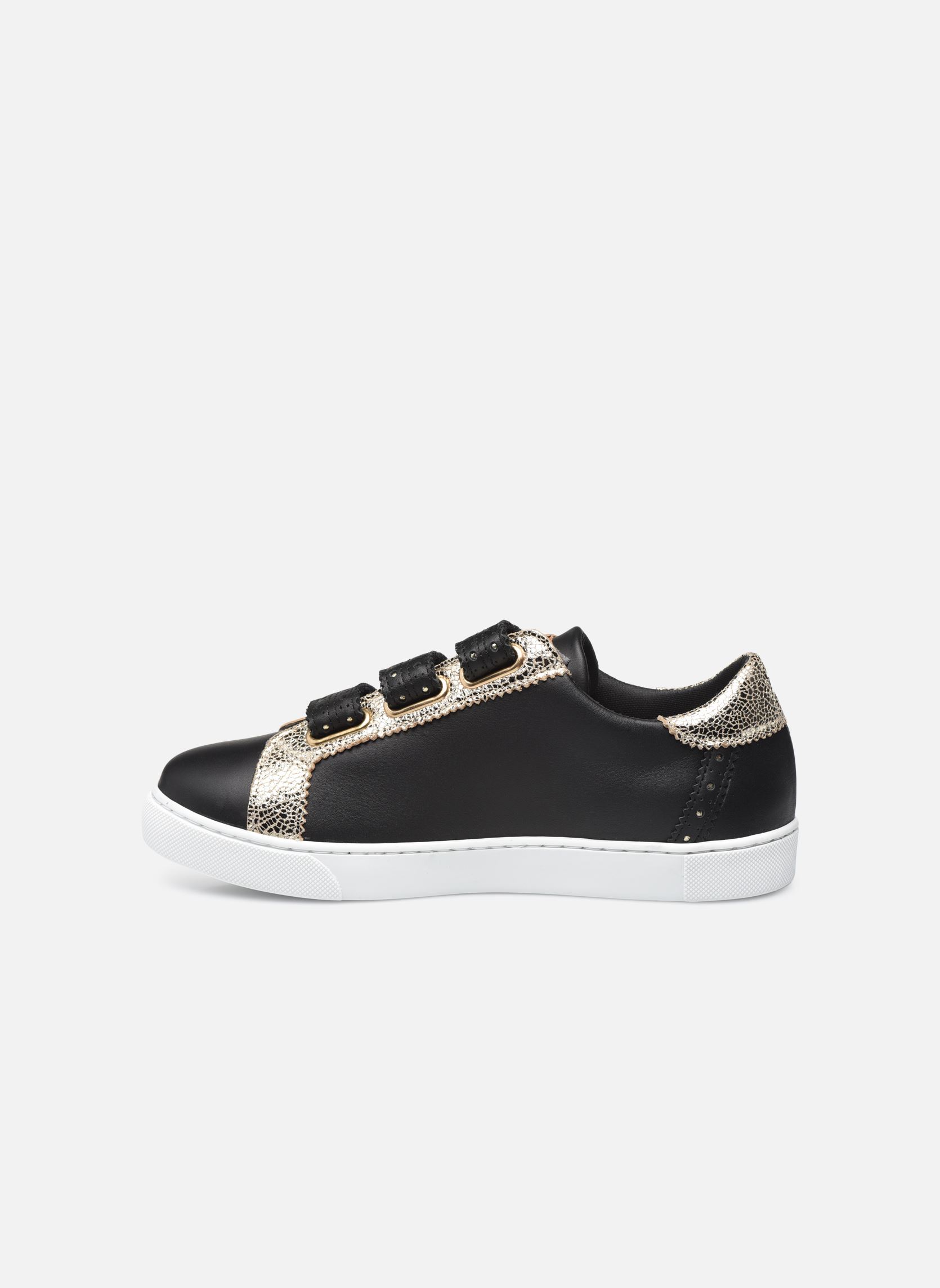 Baskets basses SUZETTE femme noir Les Tropéziennes par M Belarbi Baskets basses SUZETTE femme noir NOIR/OR