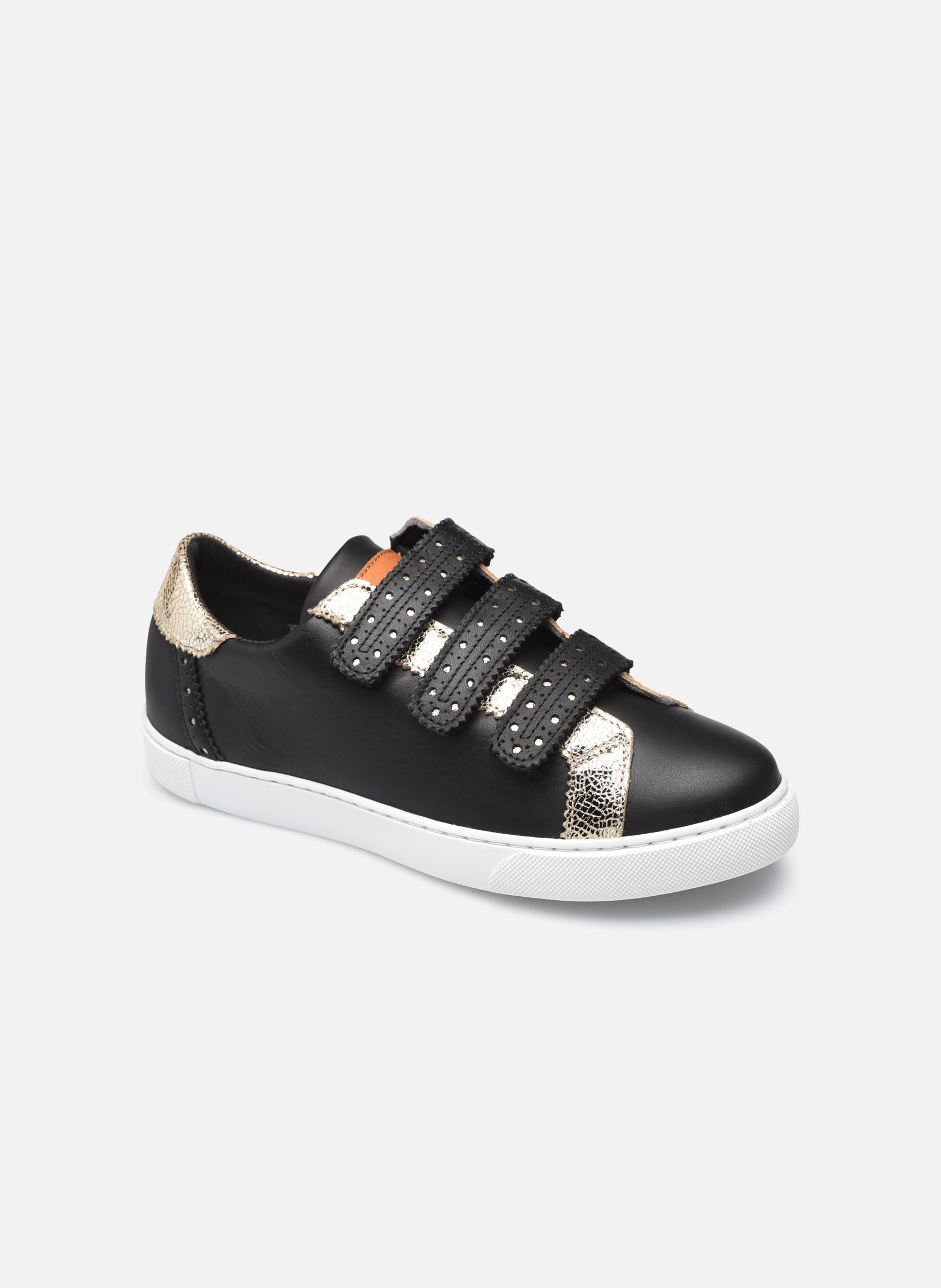 Baskets basses SUZETTE femme noir Les Tropéziennes par M Belarbi Baskets basses SUZETTE femme noir NOIR/OR