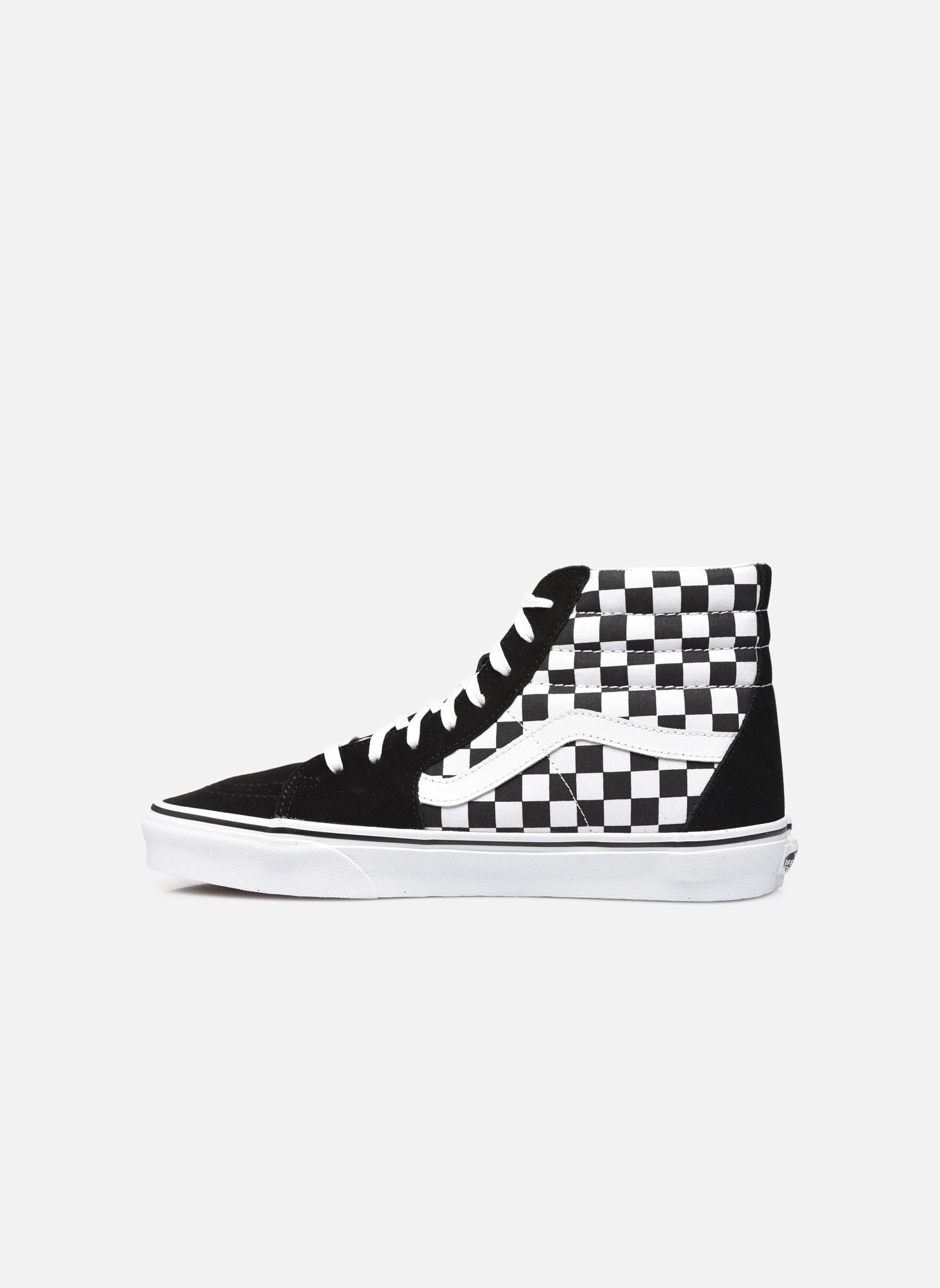 Baskets basses UA SK8-Hi M homme noir Vans Baskets basses UA SK8-Hi M homme noir (CHECKERBOARD) BLKTR WHT