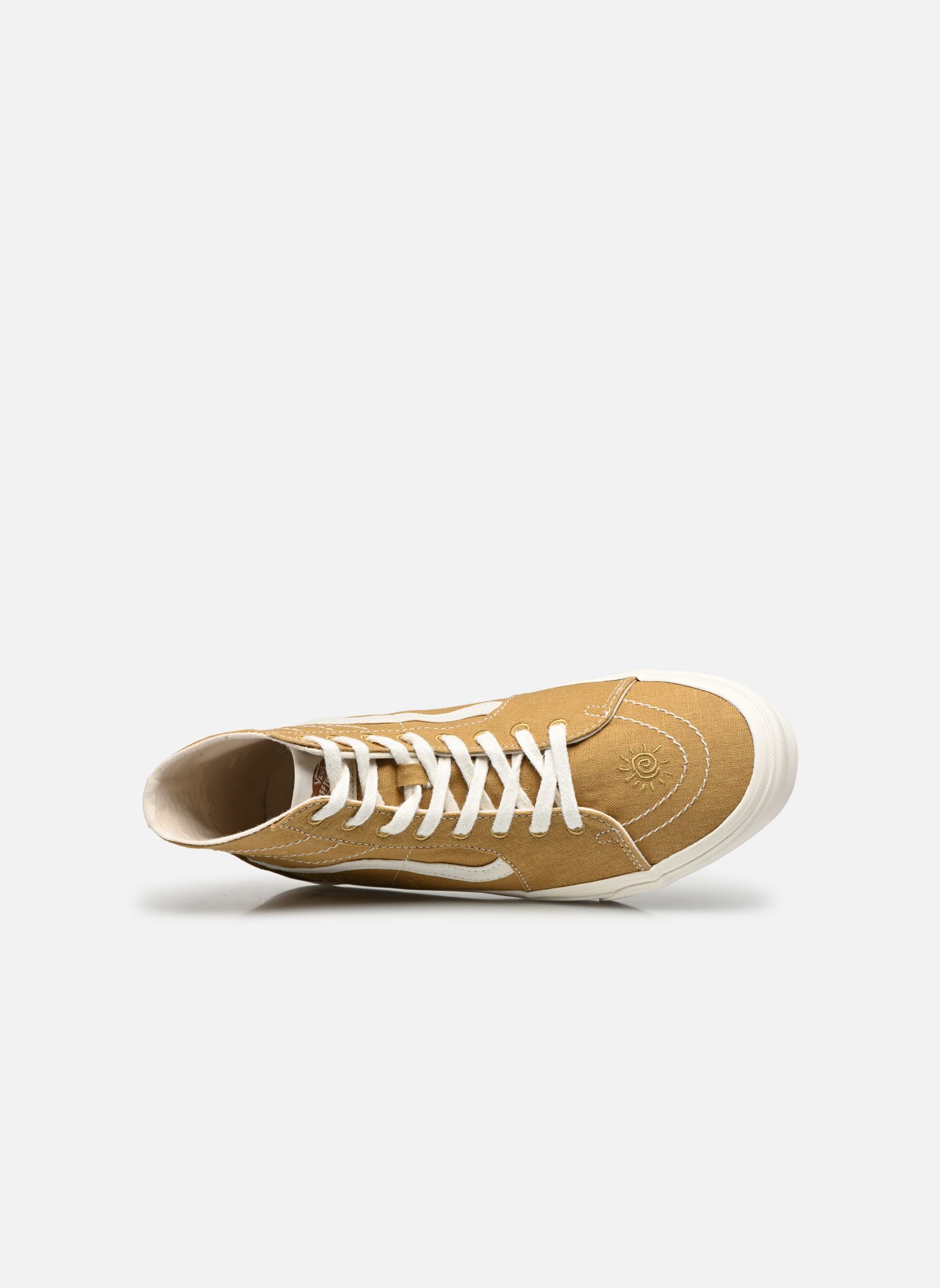 Baskets toile UA SK8-Hi Tapered M homme jaune Vans Baskets toile UA SK8-Hi Tapered M homme jaune (ECO THEORY) MUSTARD GOLD/TRUE