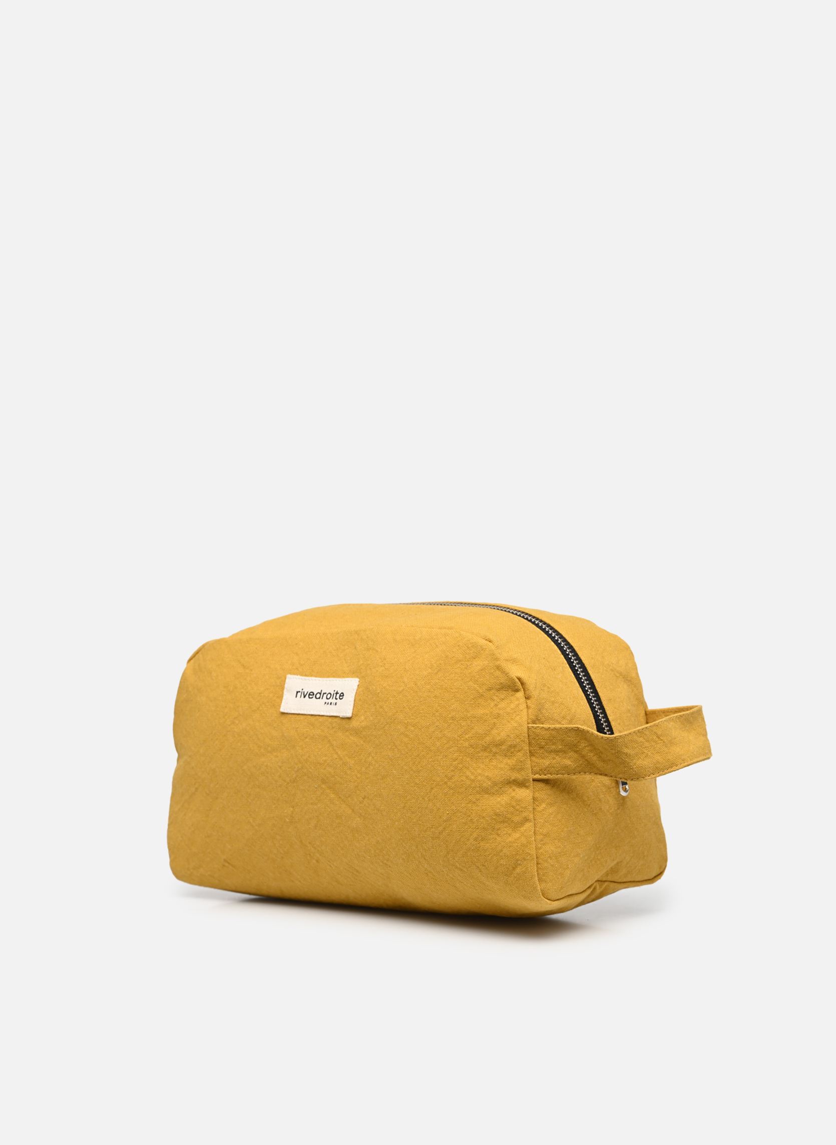 Trousses de toilette Hermel femme jaune RIVE DROITE PARIS Trousses de toilette Hermel femme jaune Moutarde