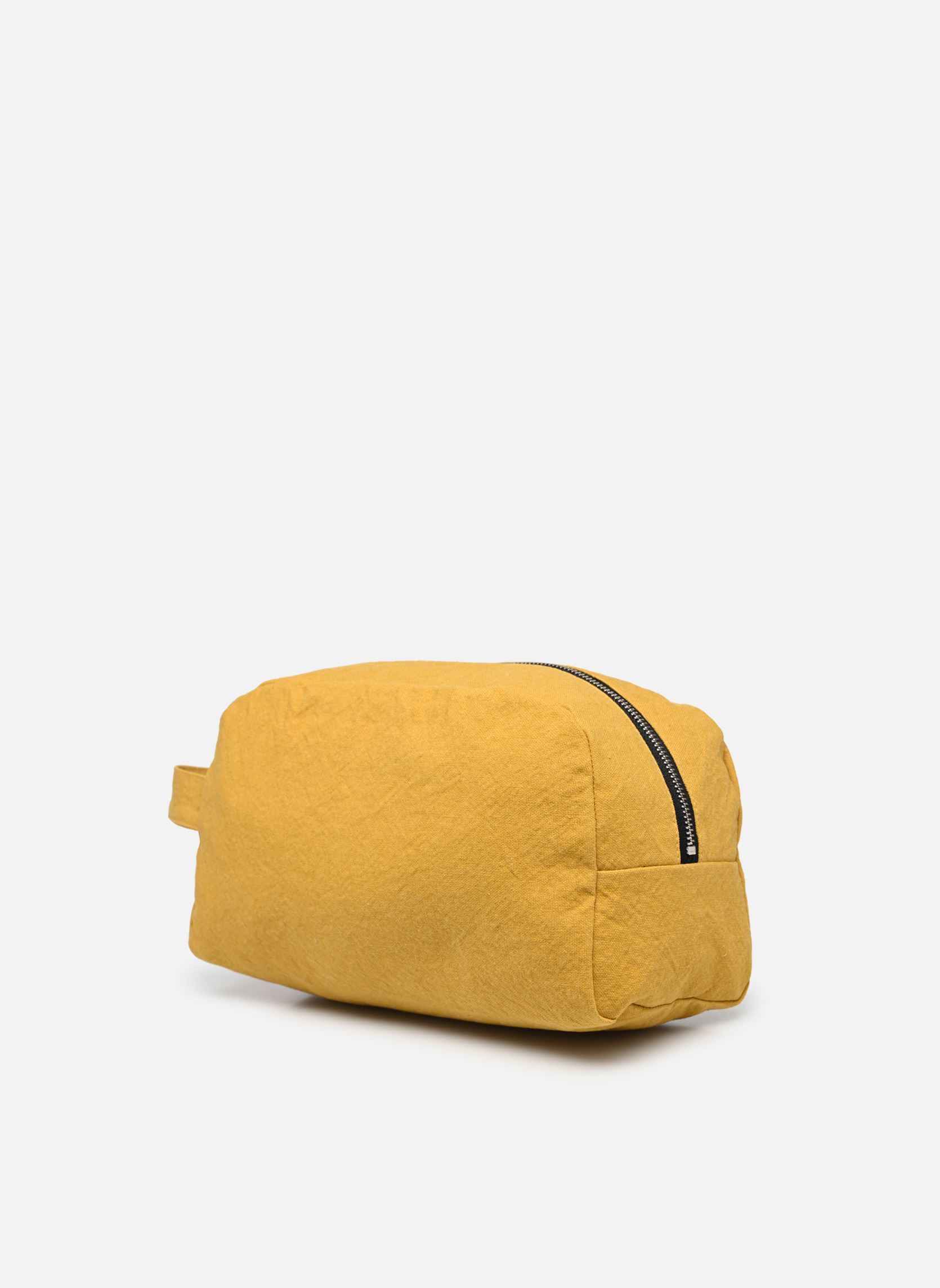Trousses de toilette Hermel femme jaune RIVE DROITE PARIS Trousses de toilette Hermel femme jaune Moutarde