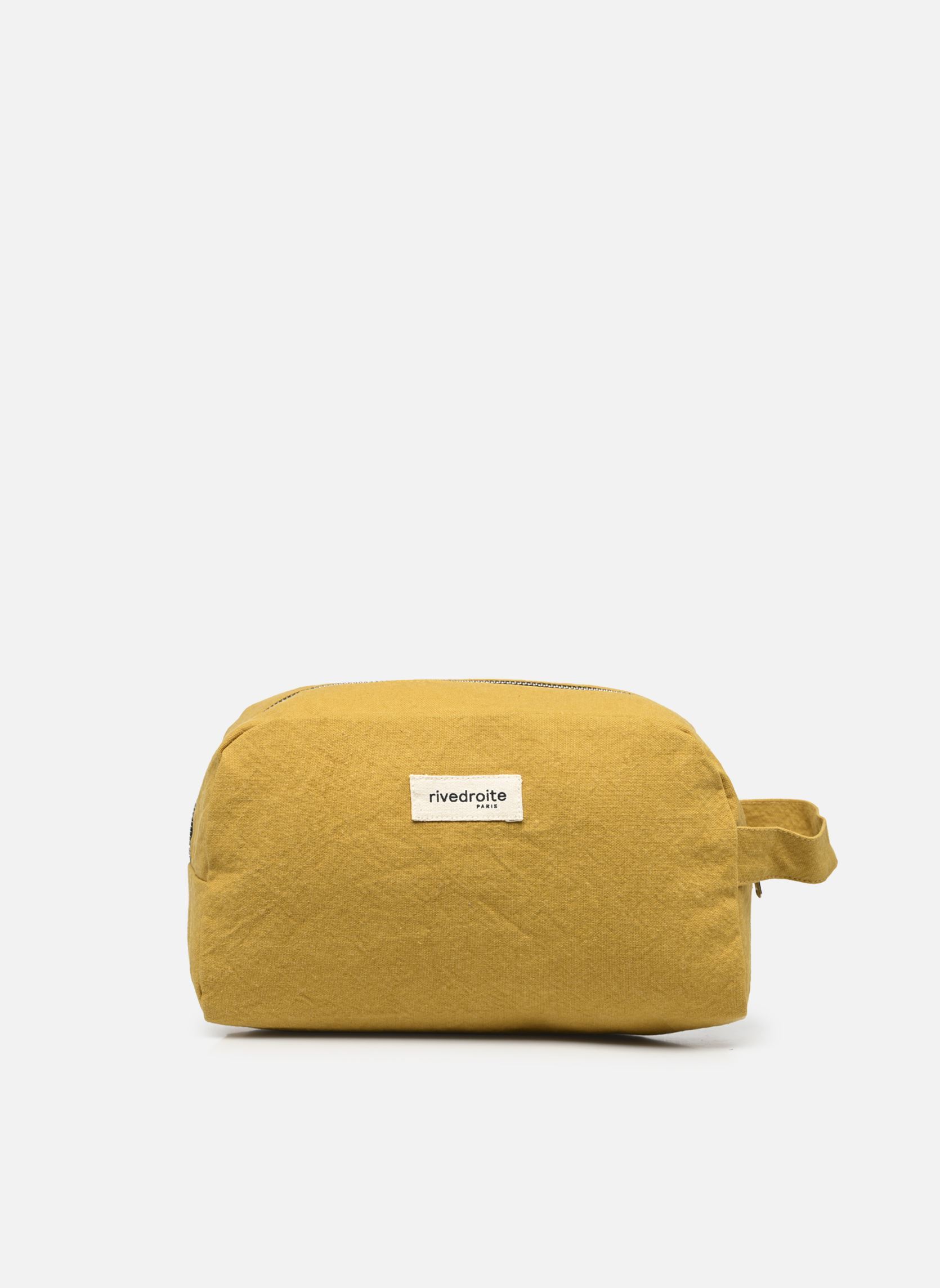 Trousses de toilette Hermel femme jaune RIVE DROITE PARIS Trousses de toilette Hermel femme jaune Moutarde