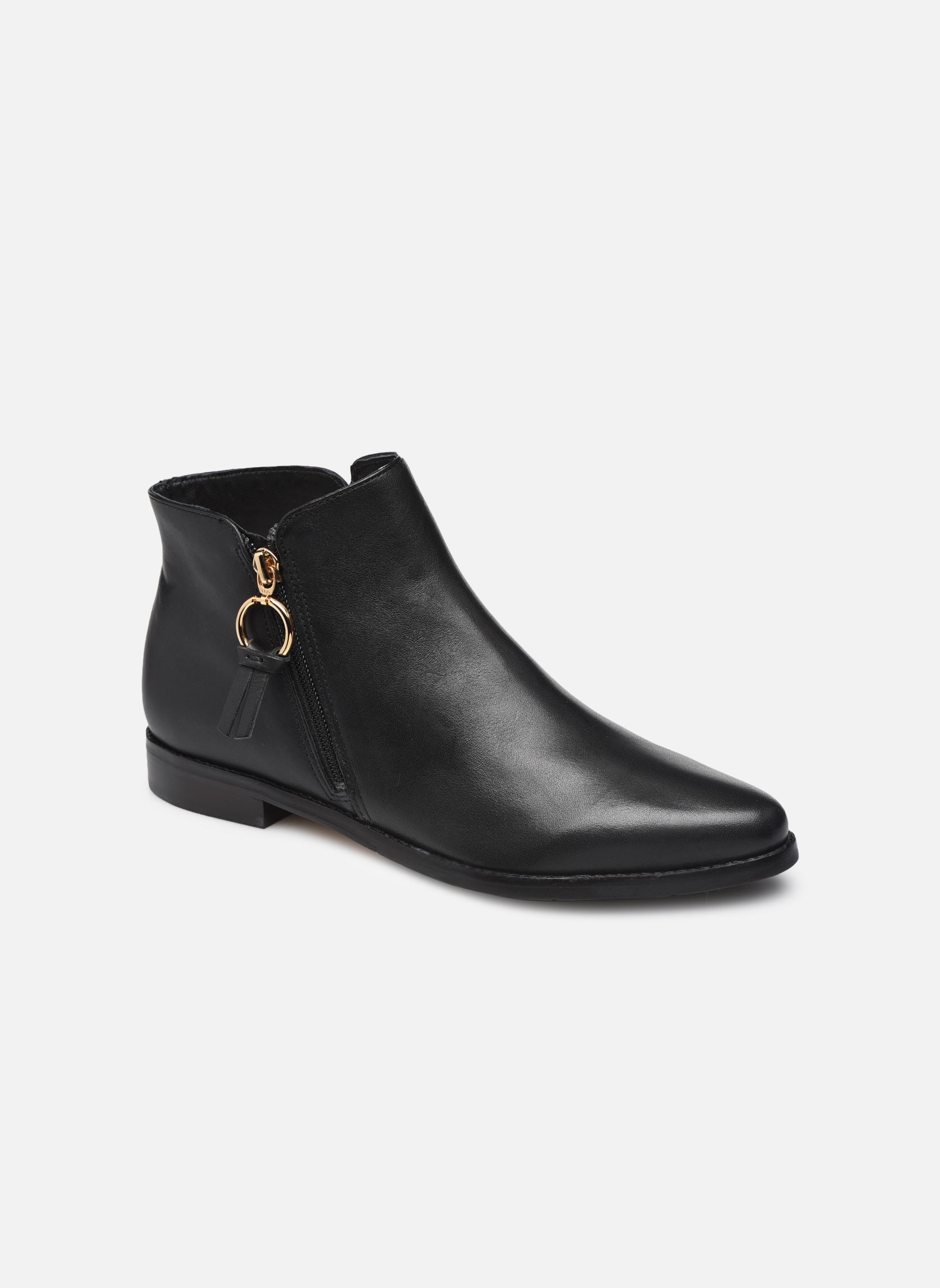 Niedrige Ankle Boots Wala damen schwarz Georgia Rose Soft Niedrige Ankle Boots Wala damen schwarz NOIR