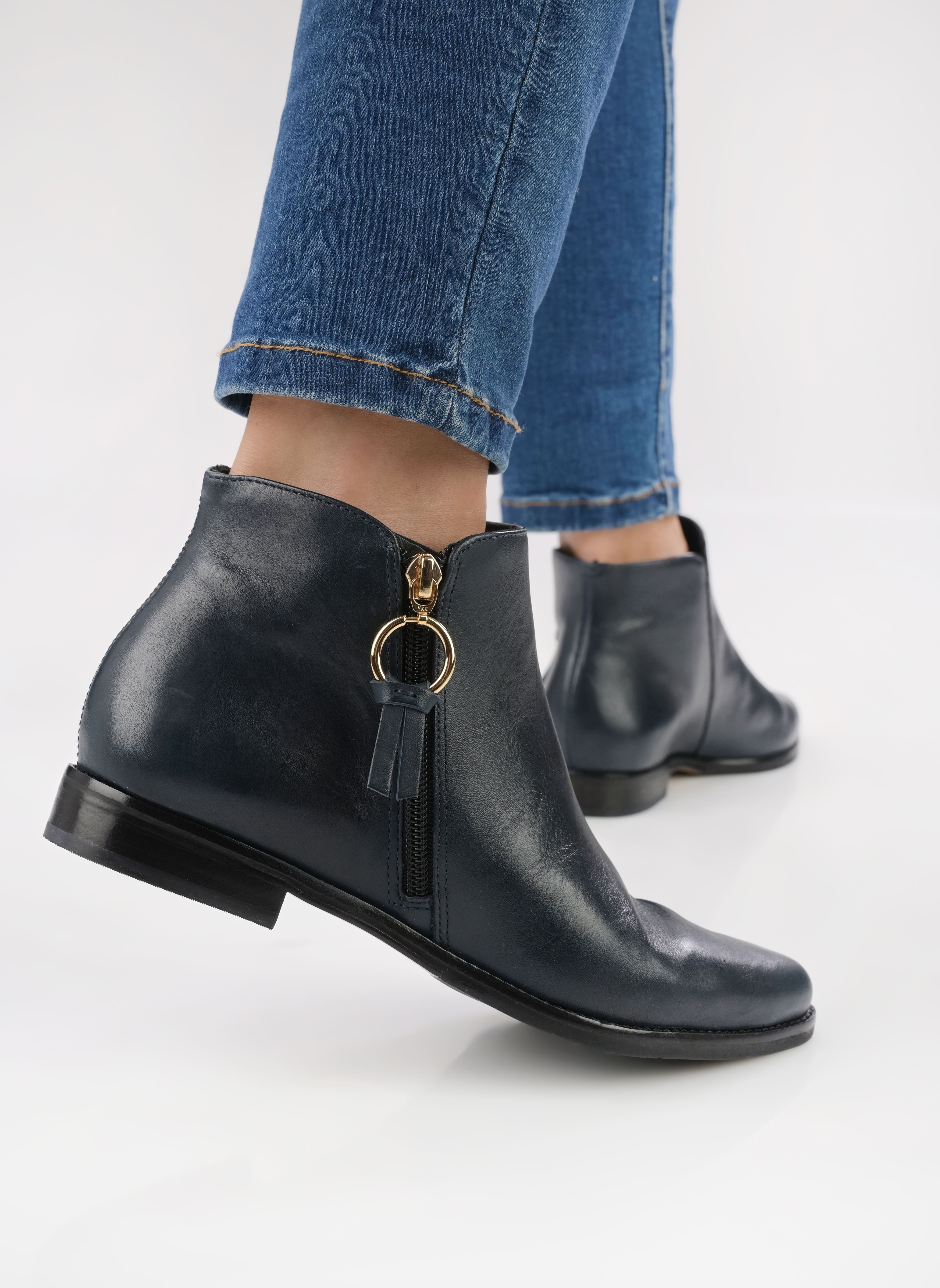 Niedrige Ankle Boots Wala damen blau Georgia Rose Soft Niedrige Ankle Boots Wala damen blau MARINE