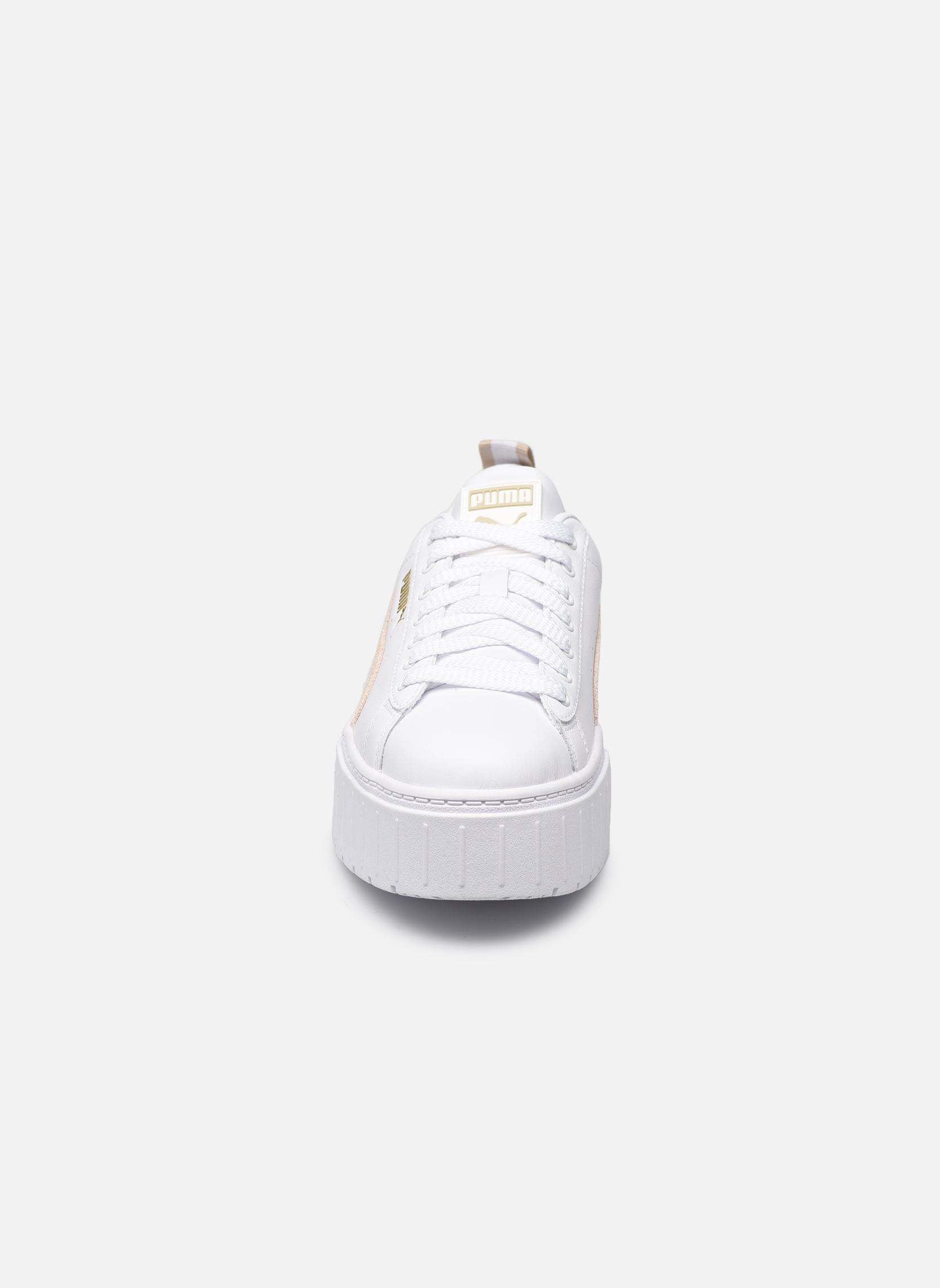 Niedrige Sneaker Mayze Lth Wns damen weiß Puma Niedrige Sneaker Mayze Lth Wns damen weiß PUMA WHITE-PEYOTE