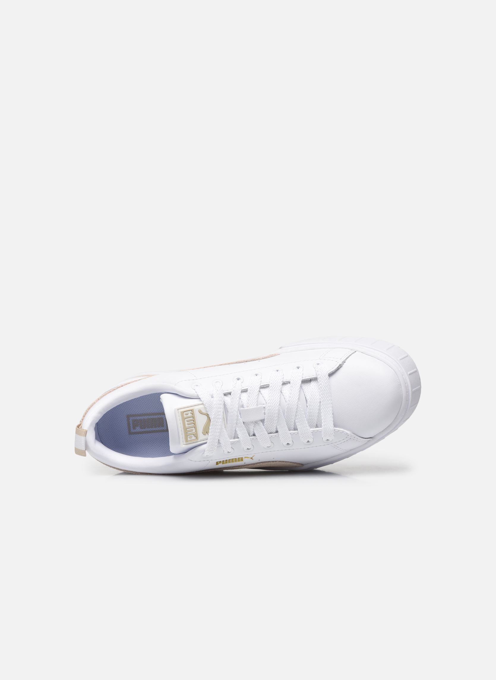 Niedrige Sneaker Mayze Lth Wns damen weiß Puma Niedrige Sneaker Mayze Lth Wns damen weiß PUMA WHITE-PEYOTE
