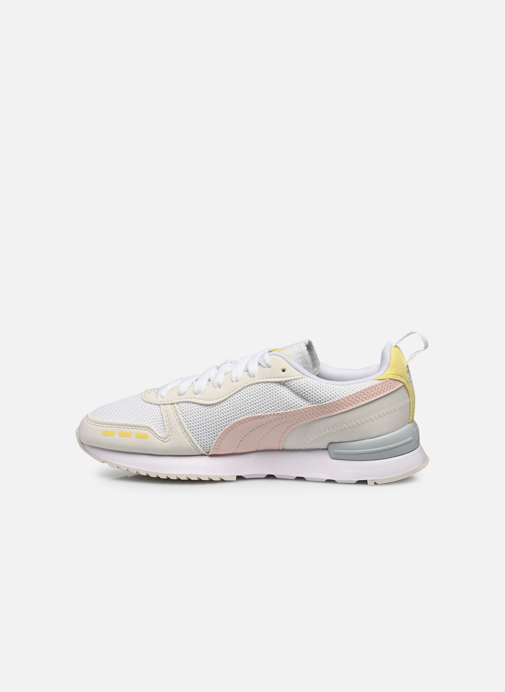Baskets basses Wns Puma R78 femme blanc Puma Baskets basses Wns Puma R78 femme blanc PUMA WHITE-ISLAND PINK-VAPOROU