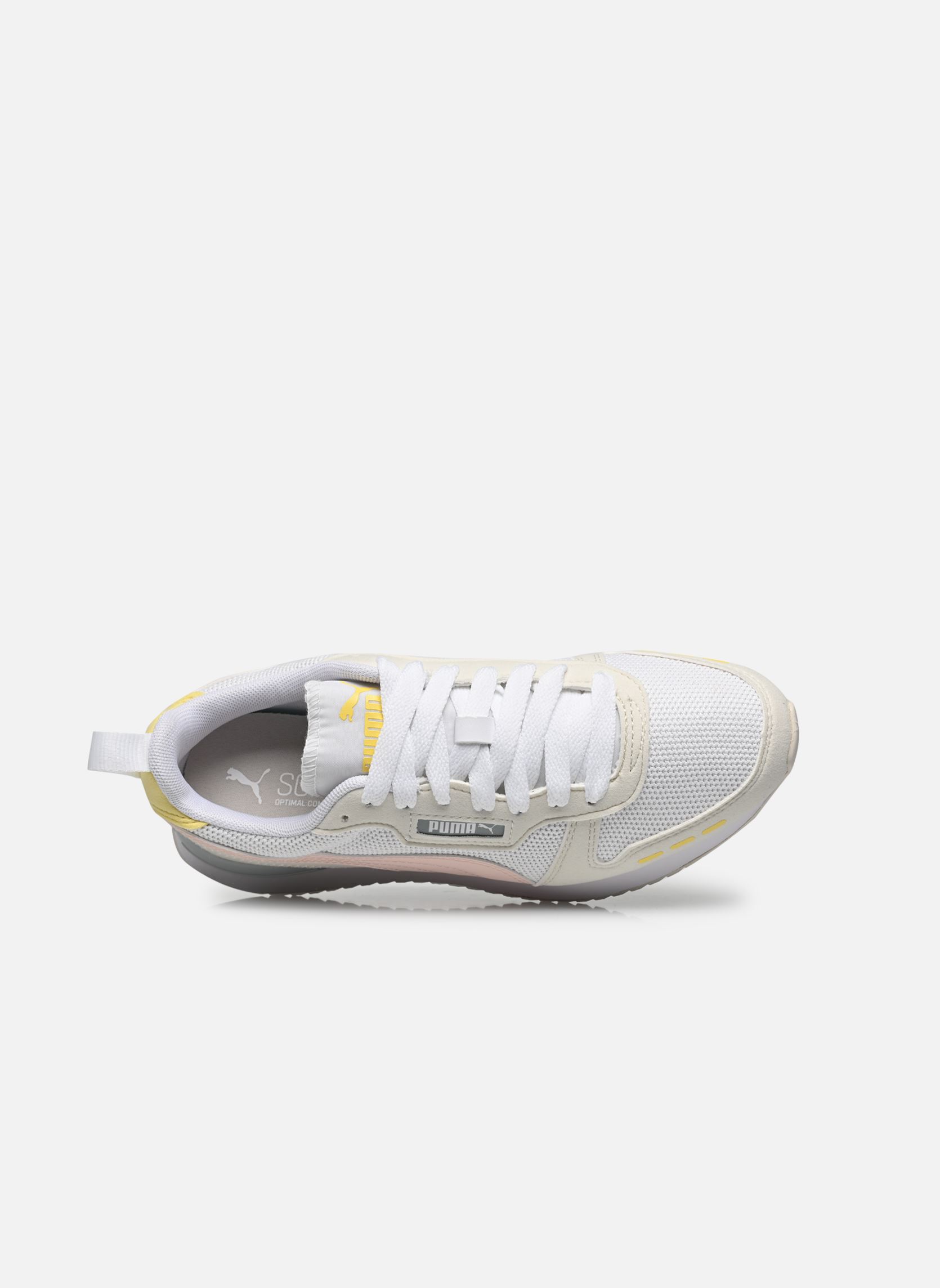 Baskets basses Wns Puma R78 femme blanc Puma Baskets basses Wns Puma R78 femme blanc PUMA WHITE-ISLAND PINK-VAPOROU