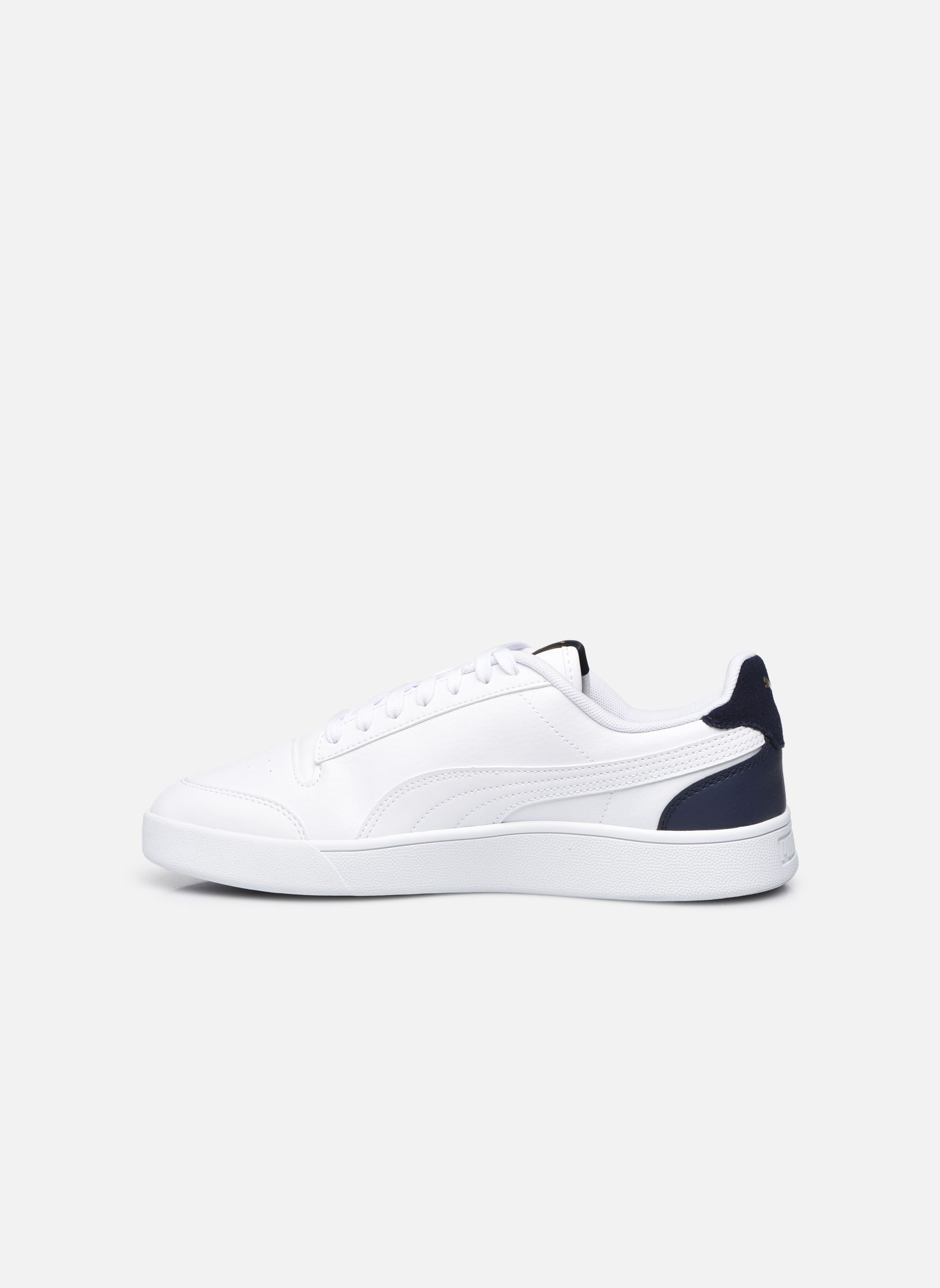 Lage sneakers Puma Shuffle M heren wit Puma Lage sneakers Puma Shuffle M heren wit Puma White-Puma White-Peacoat-
