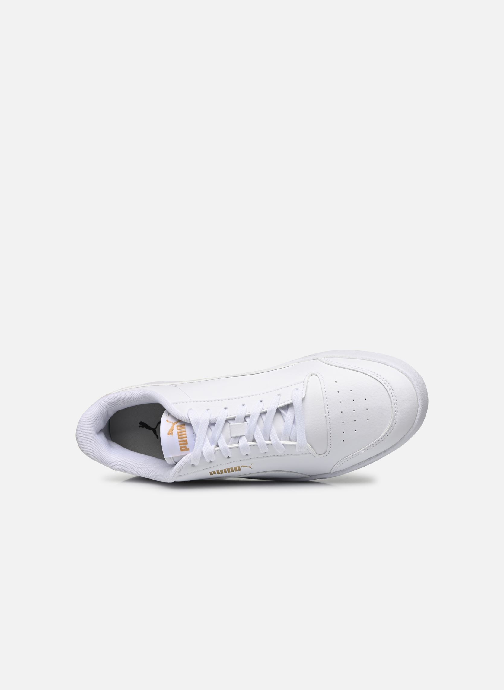 Niedrige Sneaker Puma Shuffle M herren weiß Puma Niedrige Sneaker Puma Shuffle M herren weiß PUMA WHITE-PUMA WHITE-PUMA TEA