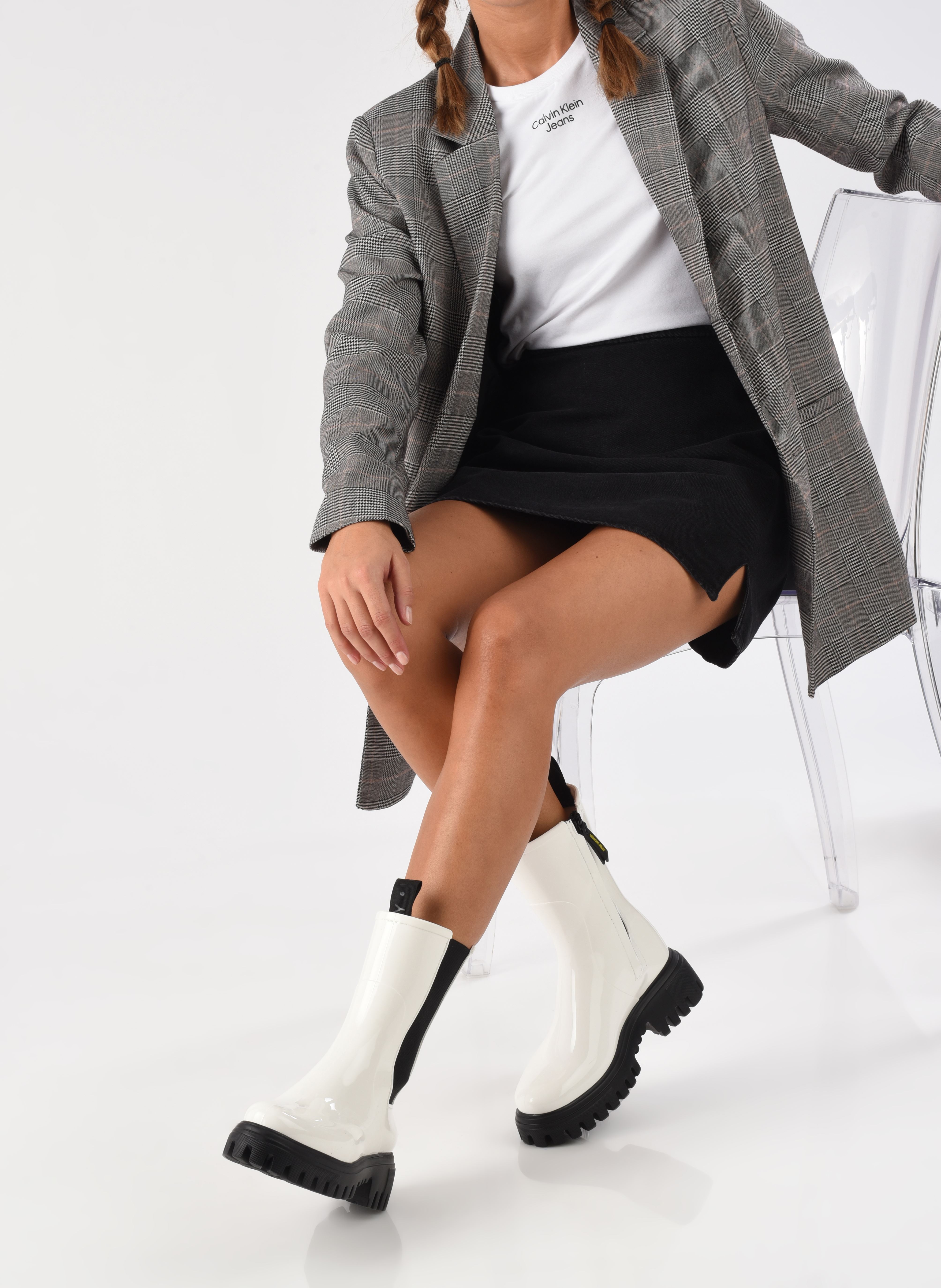 Bottes de pluie City femme blanc Lemon Jelly Bottes de pluie City femme blanc Blanc