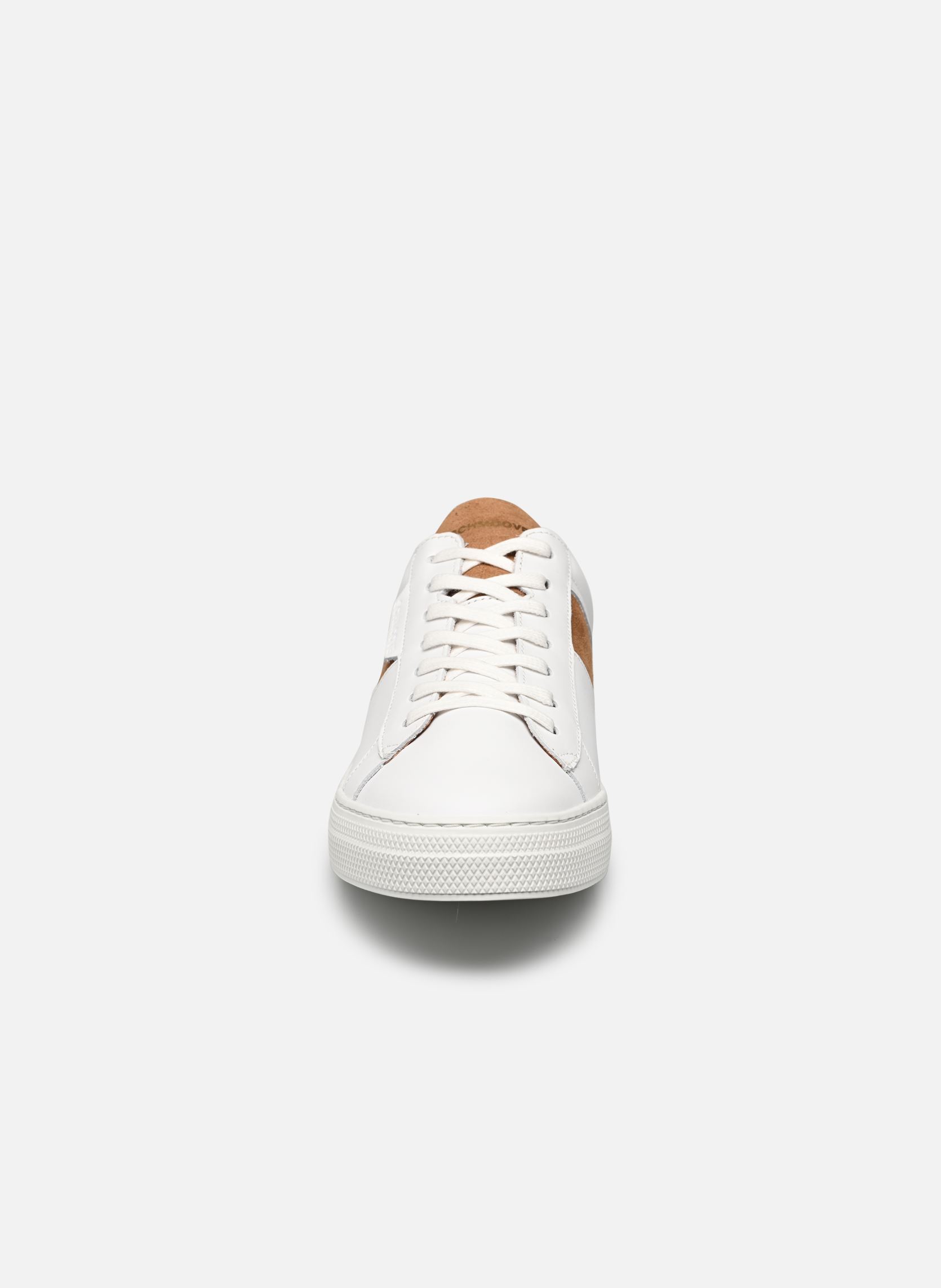Baskets basses SPARK GANG homme blanc Schmoove Baskets basses SPARK GANG homme blanc WHITE/COGNAC