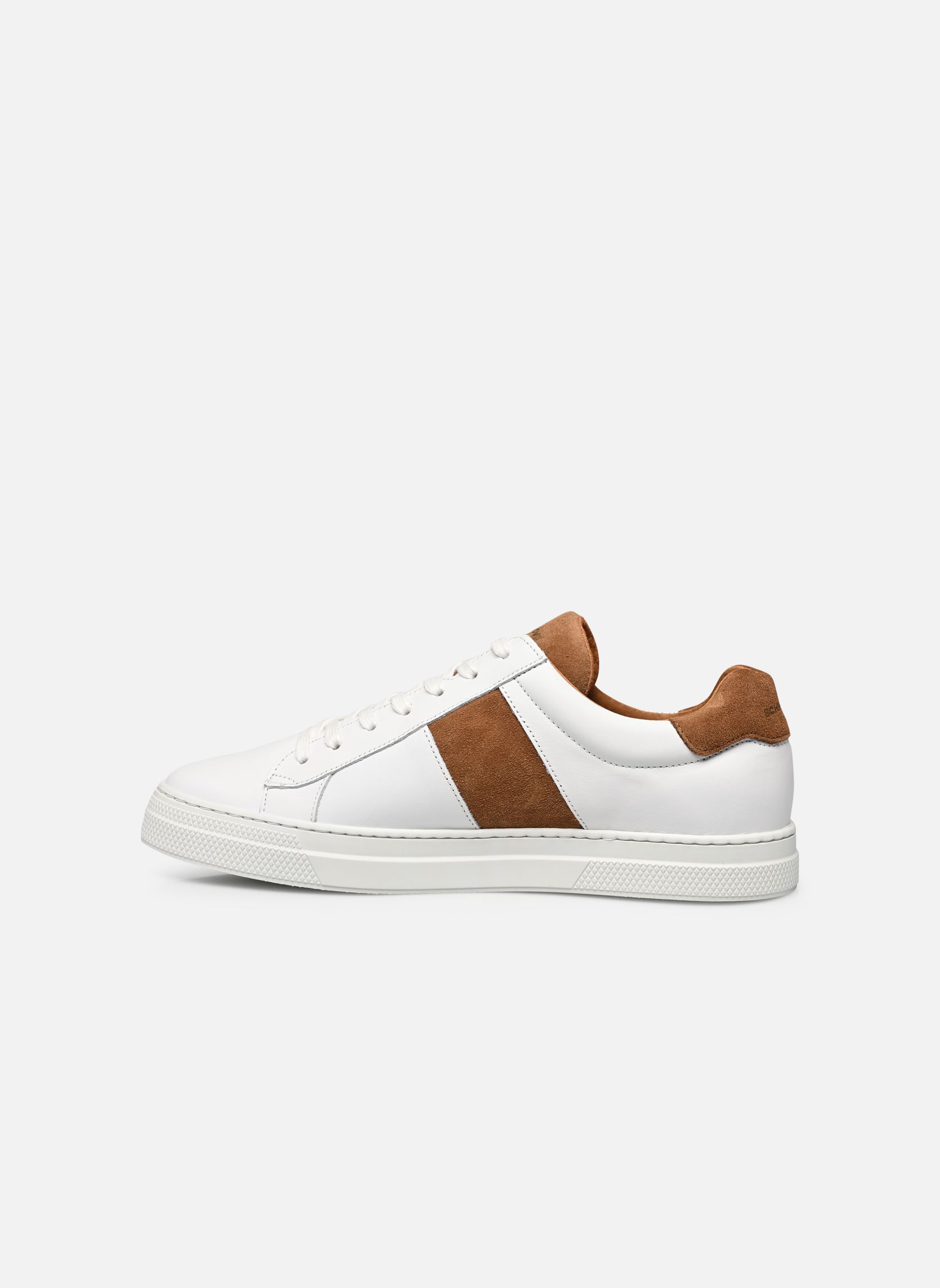 Baskets basses SPARK GANG homme blanc Schmoove Baskets basses SPARK GANG homme blanc WHITE/COGNAC