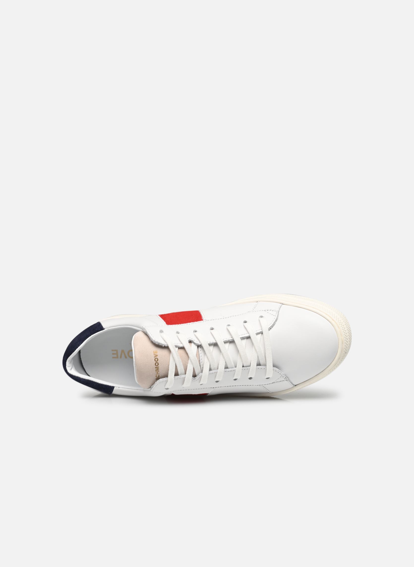 Baskets basses SPARK GANG homme blanc Schmoove Baskets basses SPARK GANG homme blanc WHITE/DOVE-RED-BLUE