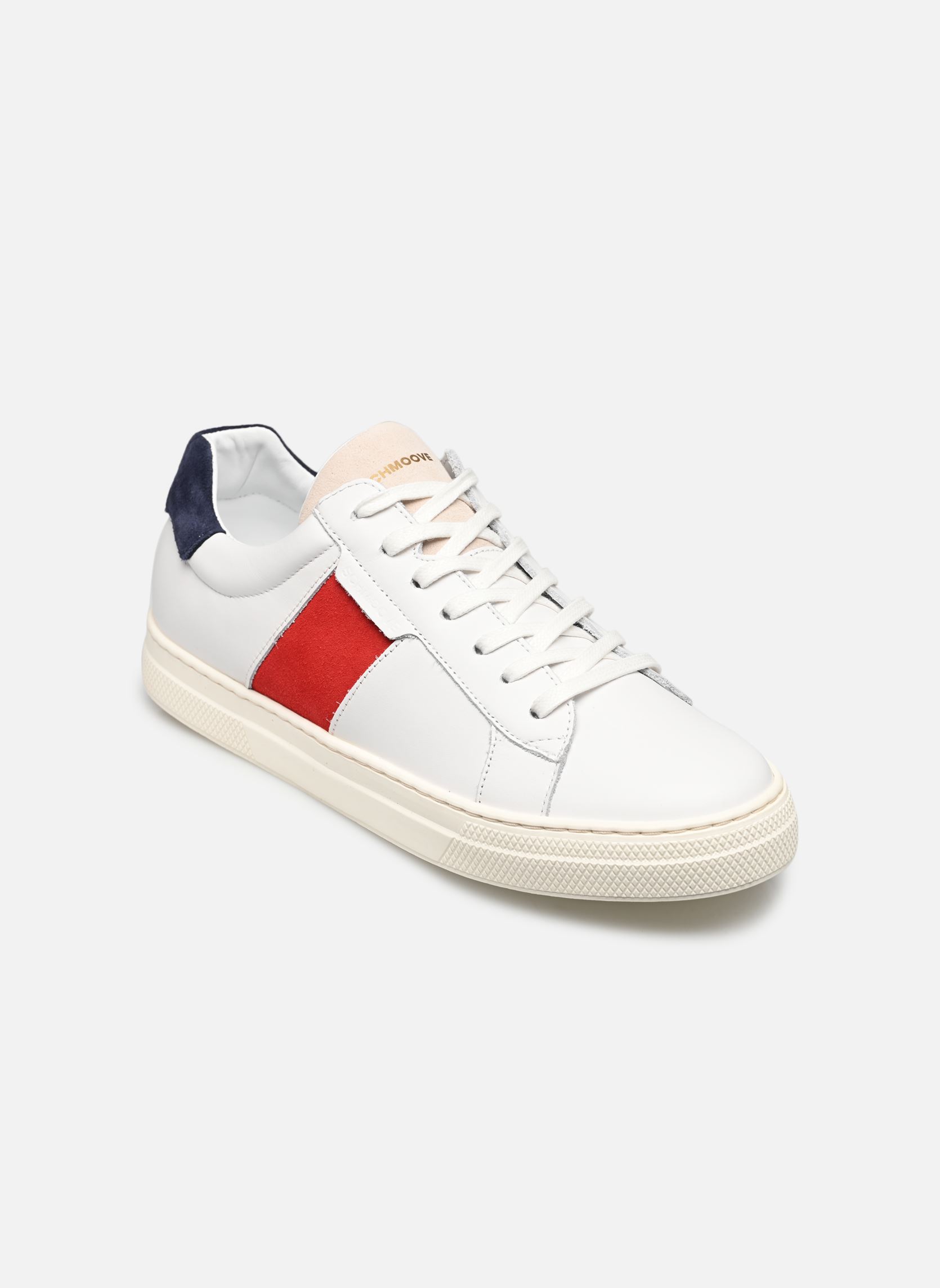 Baskets basses SPARK GANG homme blanc Schmoove Baskets basses SPARK GANG homme blanc WHITE/DOVE-RED-BLUE