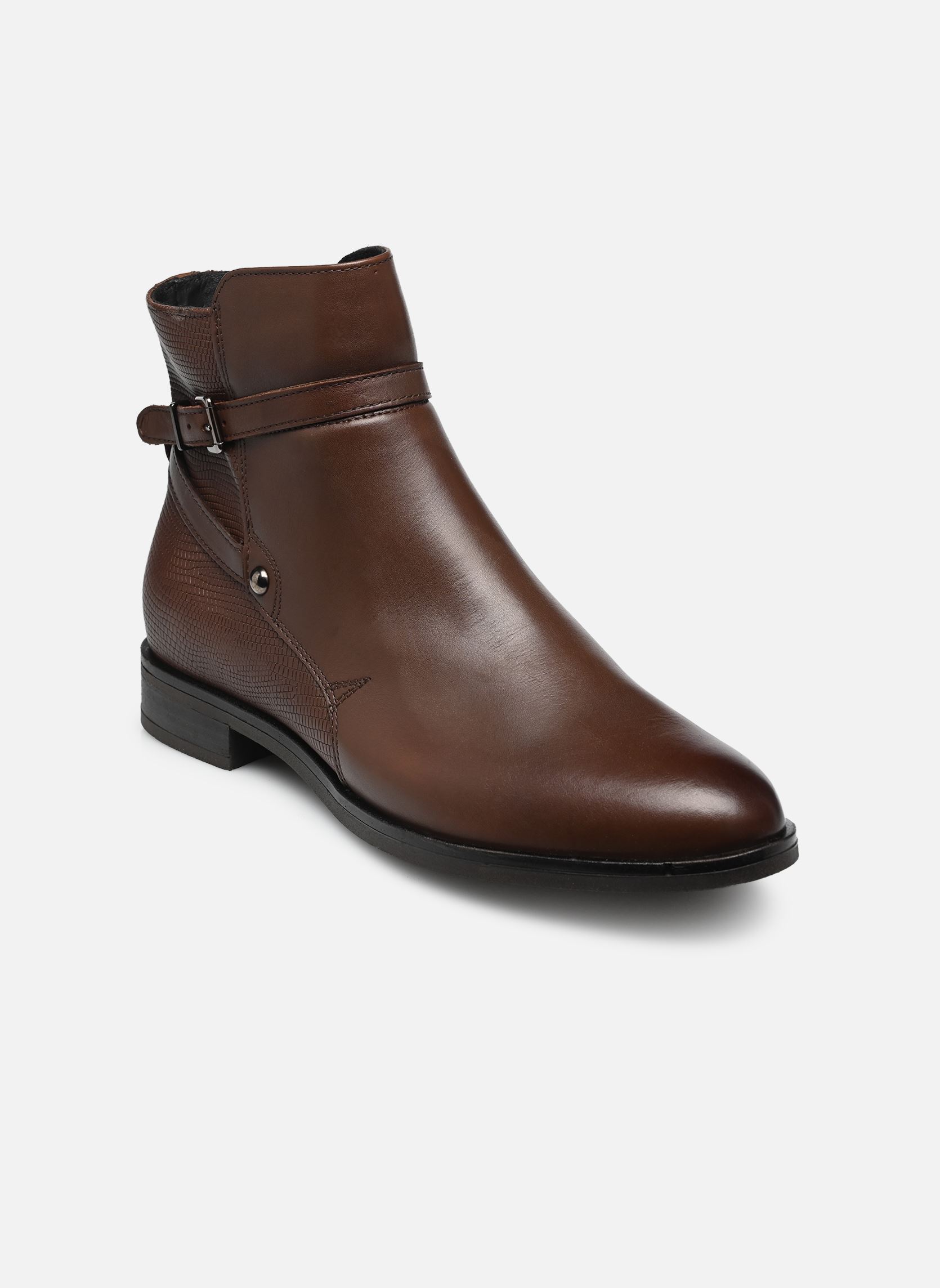 Niedrige Ankle Boots Ramia damen braun Georgia Rose Soft Niedrige Ankle Boots Ramia damen braun COGNAC