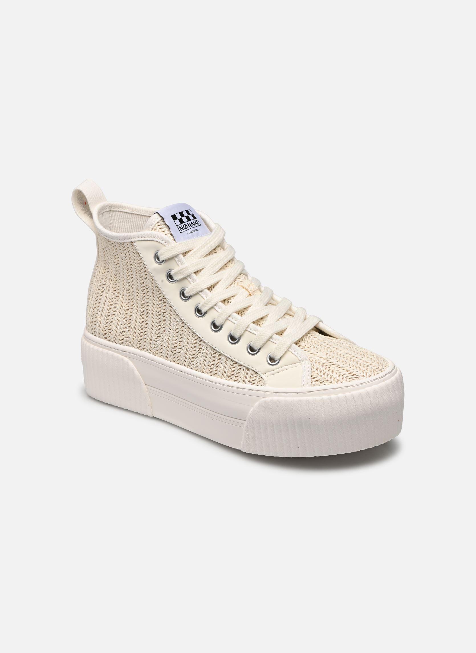 Hoge sneakers IRON MID dames beige No Name Hoge sneakers IRON MID dames beige NATURAL