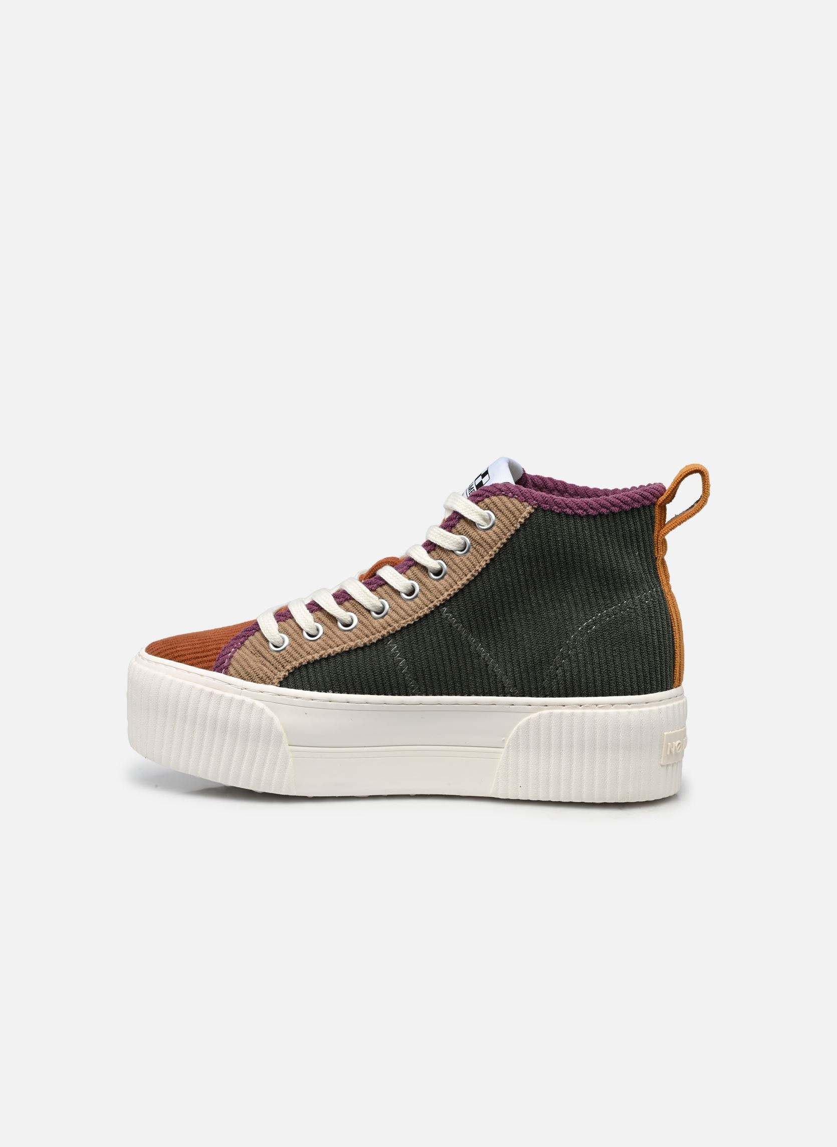 Hoge sneakers IRON MID dames meerkleurig No Name Hoge sneakers IRON MID dames meerkleurig KAKI/NUTS