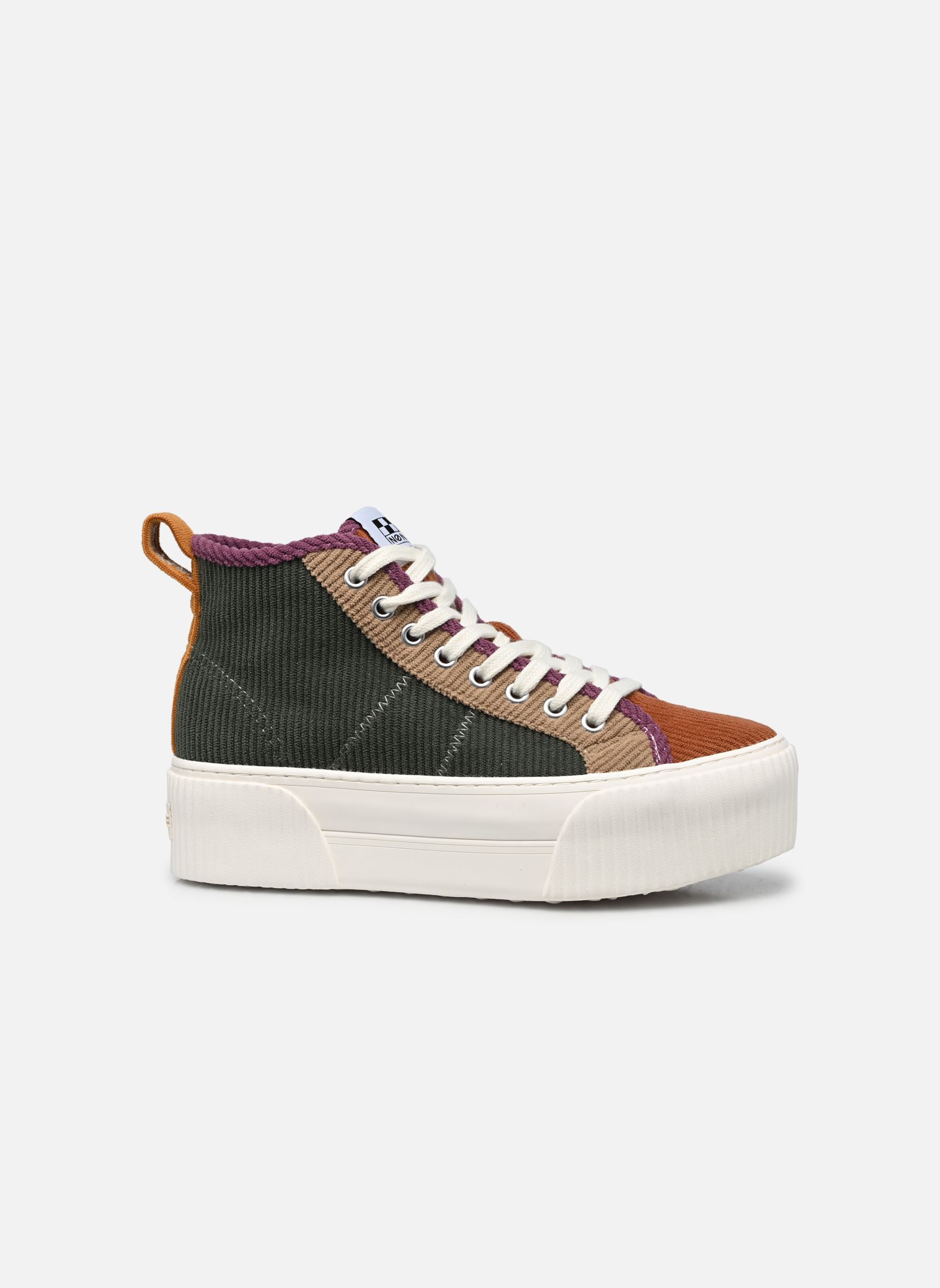 Hoge sneakers IRON MID dames meerkleurig No Name Hoge sneakers IRON MID dames meerkleurig KAKI/NUTS