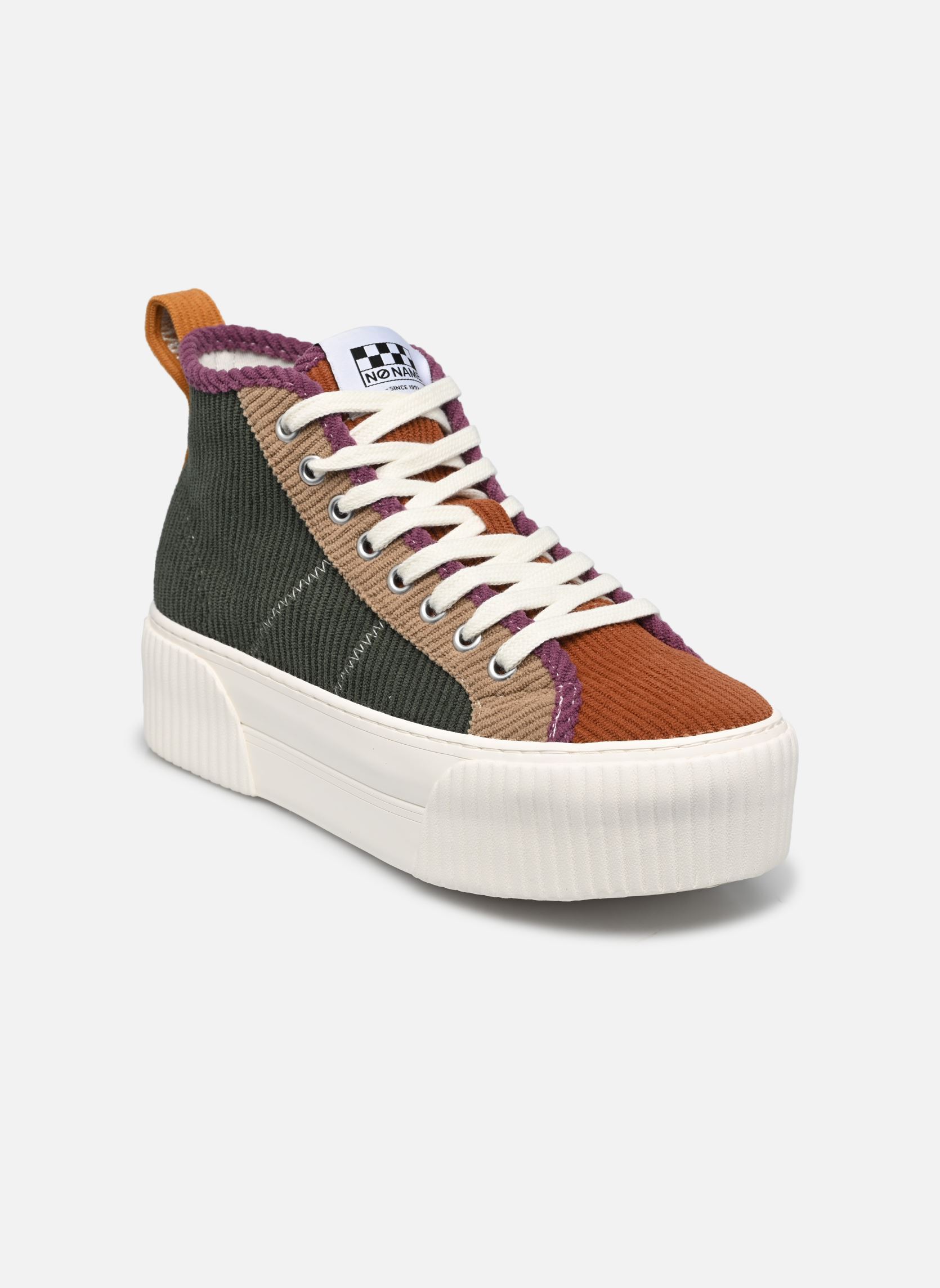 Hoge sneakers IRON MID dames meerkleurig No Name Hoge sneakers IRON MID dames meerkleurig KAKI/NUTS