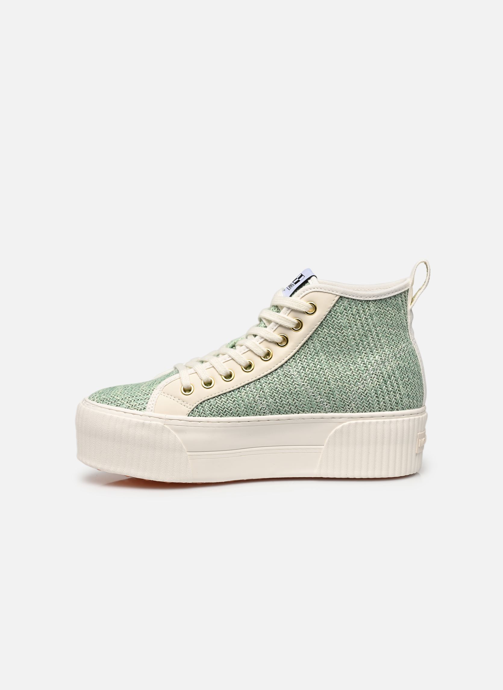Baskets montantes IRON MID femme vert No Name Baskets montantes IRON MID femme vert JADE
