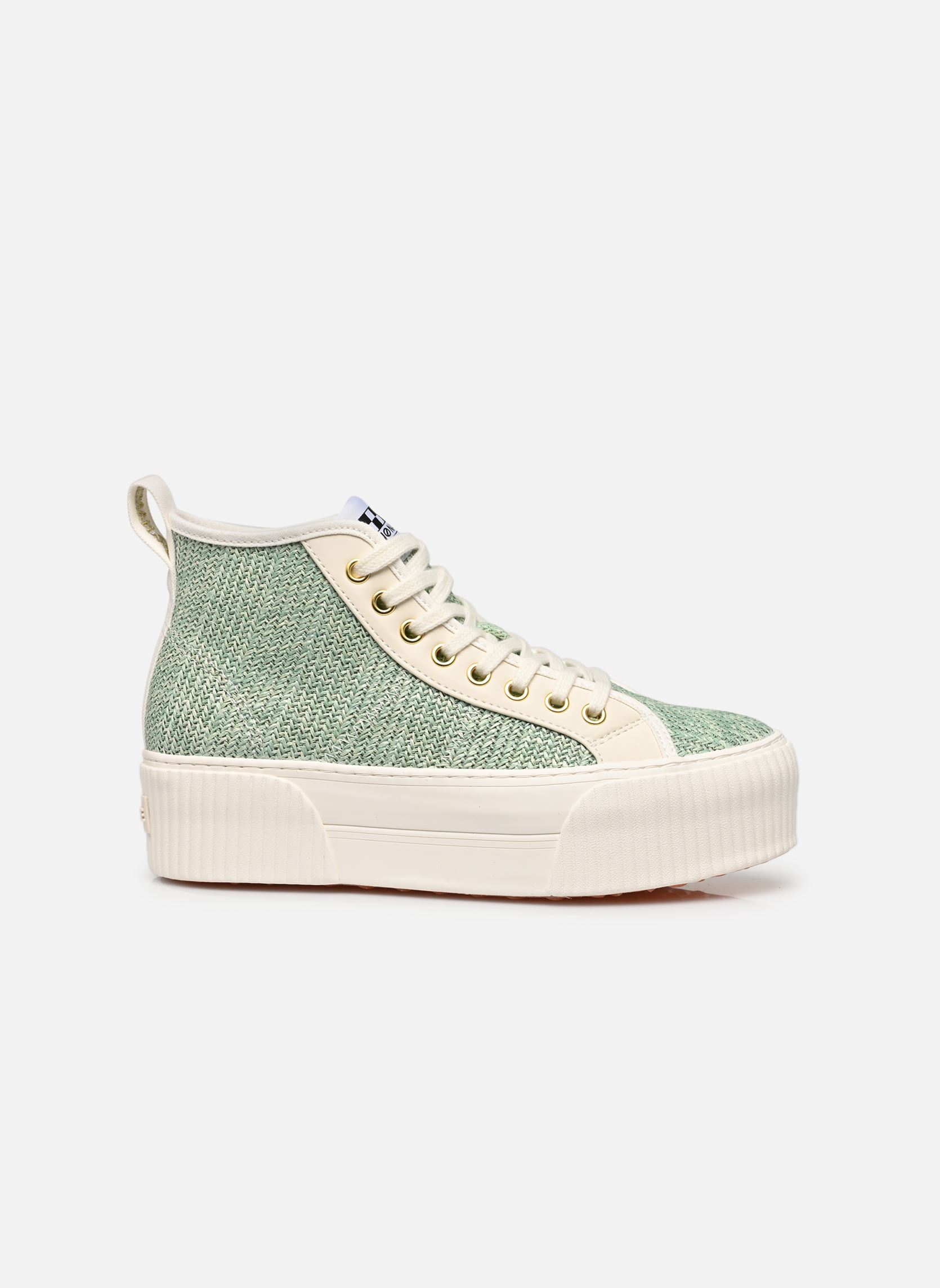 Baskets montantes IRON MID femme vert No Name Baskets montantes IRON MID femme vert JADE