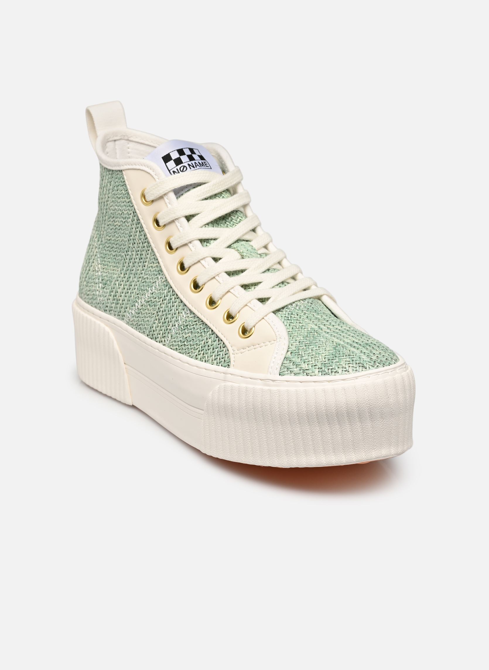 Baskets montantes IRON MID femme vert No Name Baskets montantes IRON MID femme vert JADE