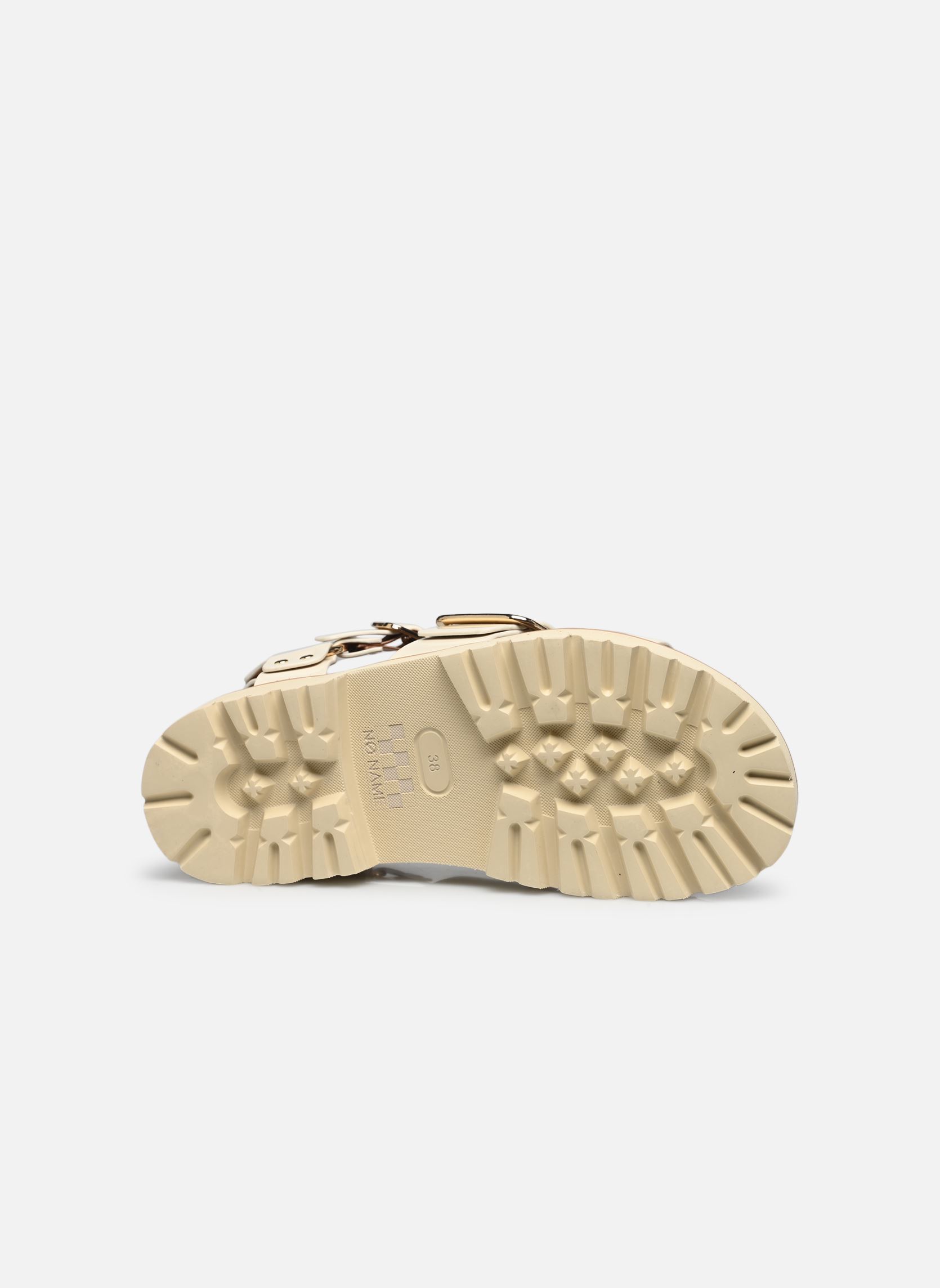 Sandali con zeppa e plateau June Ankle donna beige No Name Sandali con zeppa e plateau June Ankle donna beige DOVE