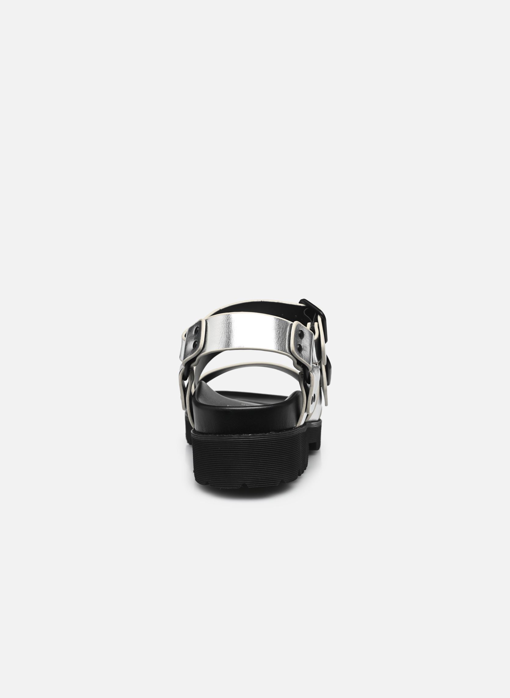 Sandali con zeppa e plateau June Ankle donna argento No Name Sandali con zeppa e plateau June Ankle donna argento SILVER 2