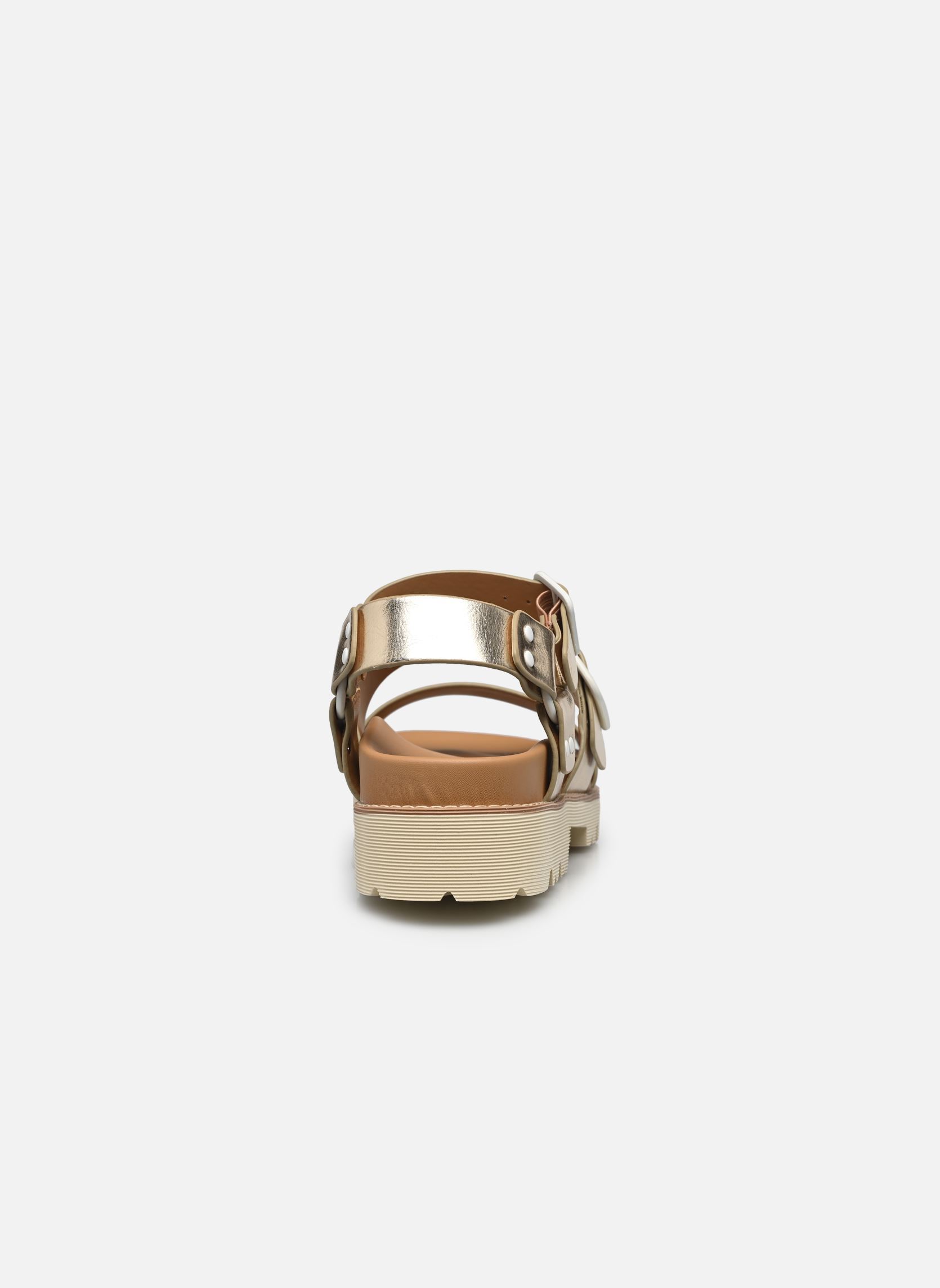 Sandalias y plataformas de cuña June Ankle mujer oro y bronce No Name Sandalias y plataformas de cuña June Ankle mujer oro y bronce L.GOLD