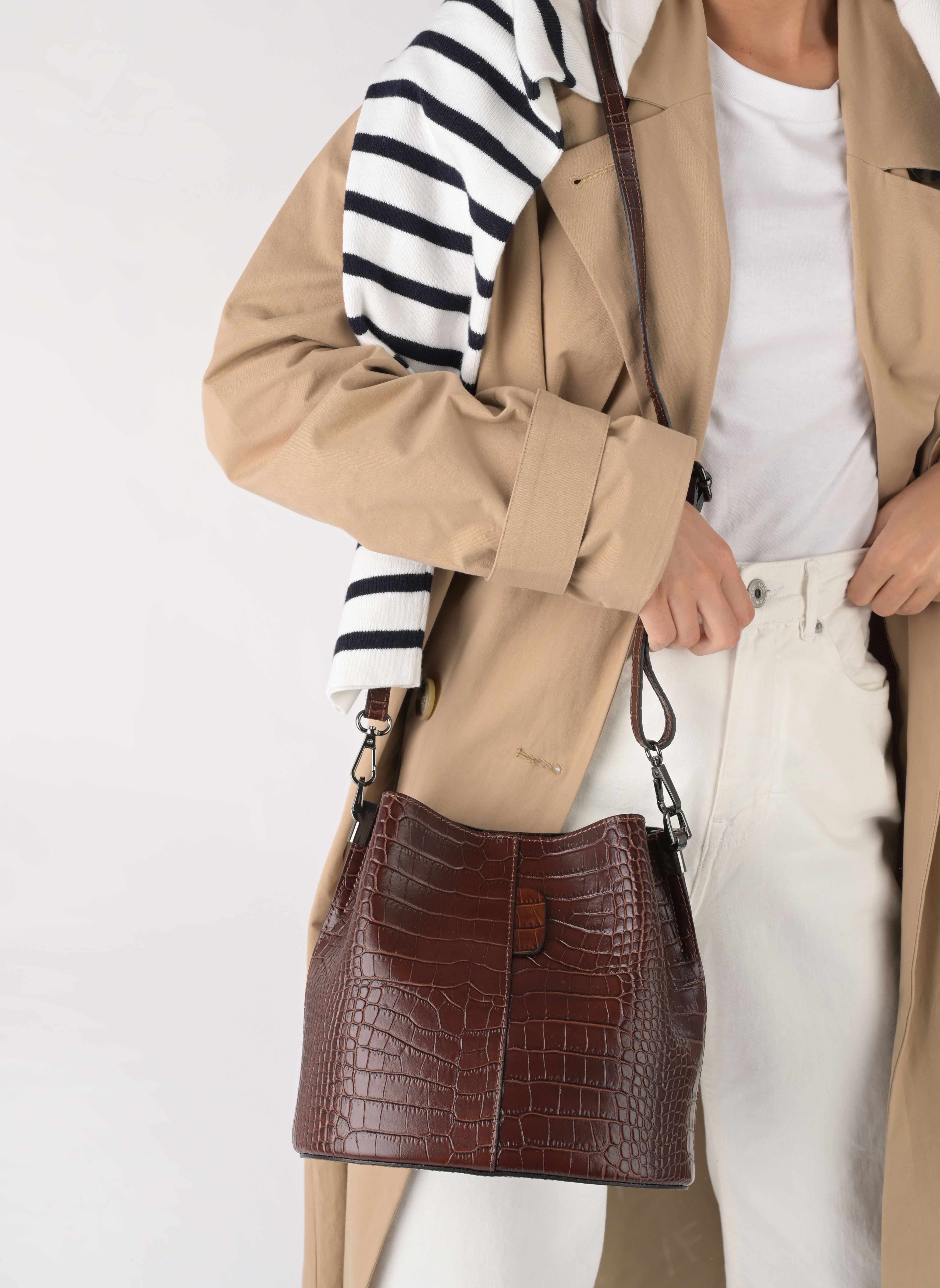 Umhängetaschen Ecroco damen braun Georgia Rose Umhängetaschen Ecroco damen braun MARRON