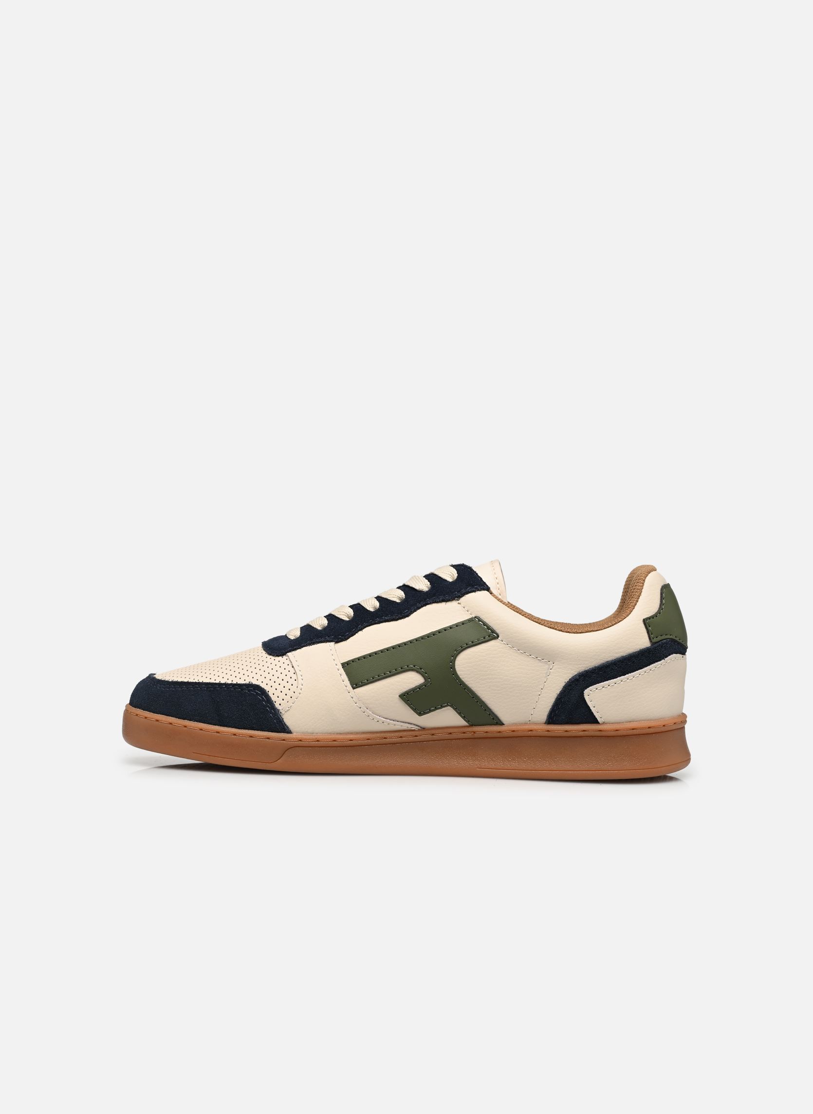 Niedrige Sneaker HAZEL LEATHER SUEDE M herren mehrfarbig Faguo Niedrige Sneaker HAZEL LEATHER SUEDE M herren mehrfarbig ECRU/NAVY/KAKI