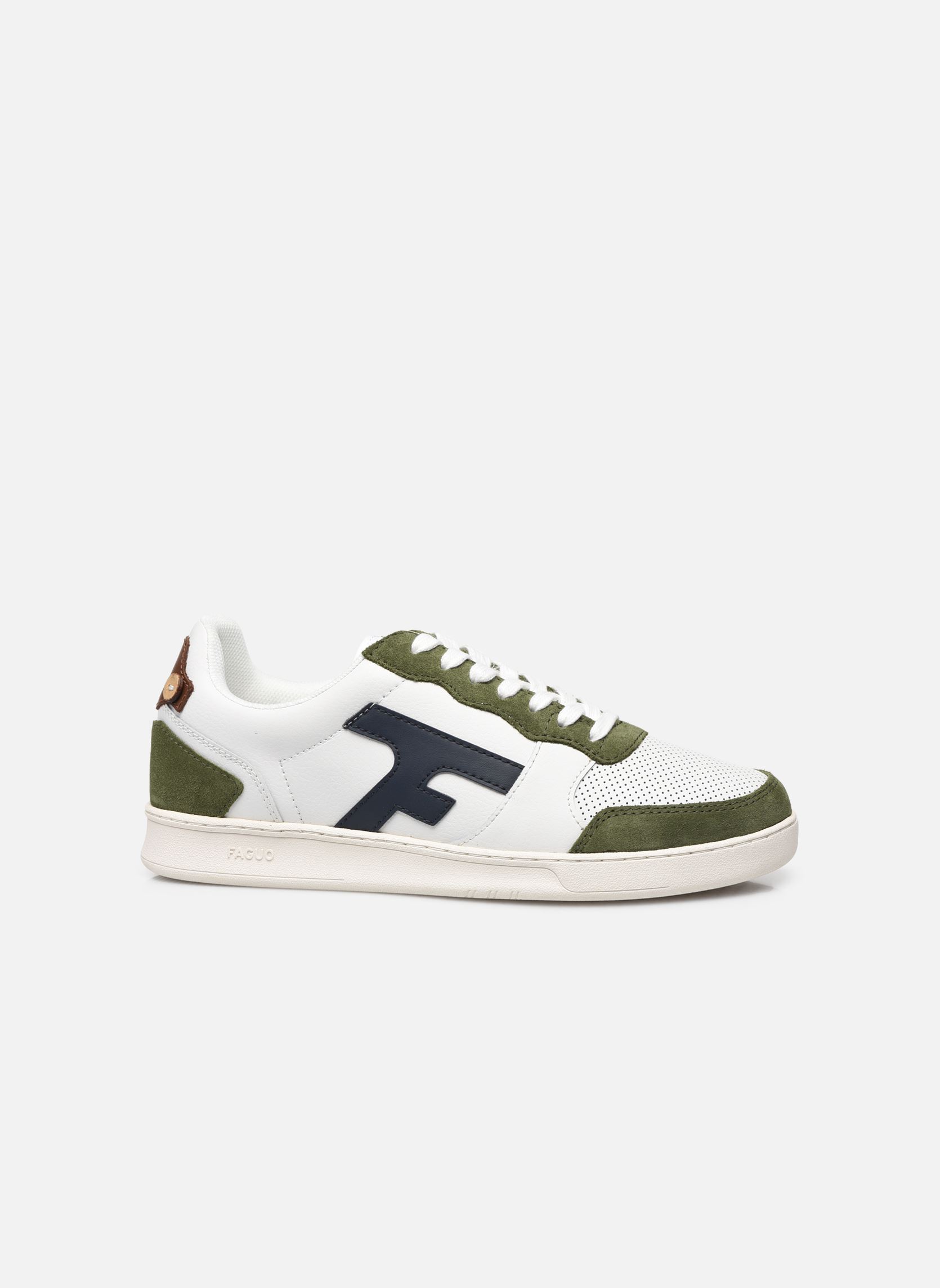Niedrige Sneaker HAZEL LEATHER SUEDE M herren weiß Faguo Niedrige Sneaker HAZEL LEATHER SUEDE M herren weiß WHI31