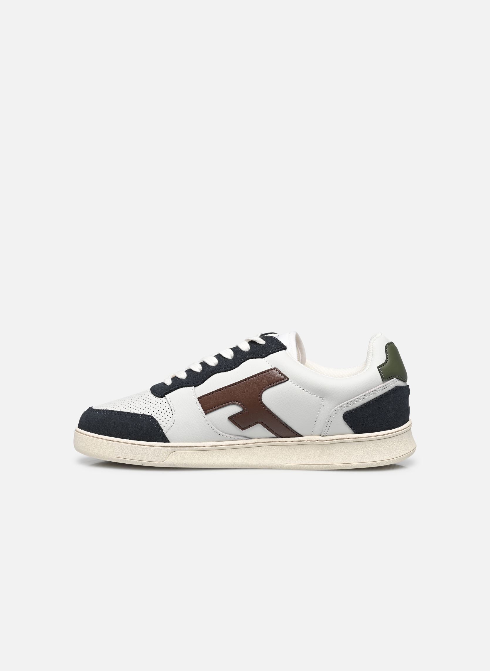 Niedrige Sneaker HAZEL LEATHER SUEDE M herren mehrfarbig Faguo Niedrige Sneaker HAZEL LEATHER SUEDE M herren mehrfarbig WHITE/NAVY