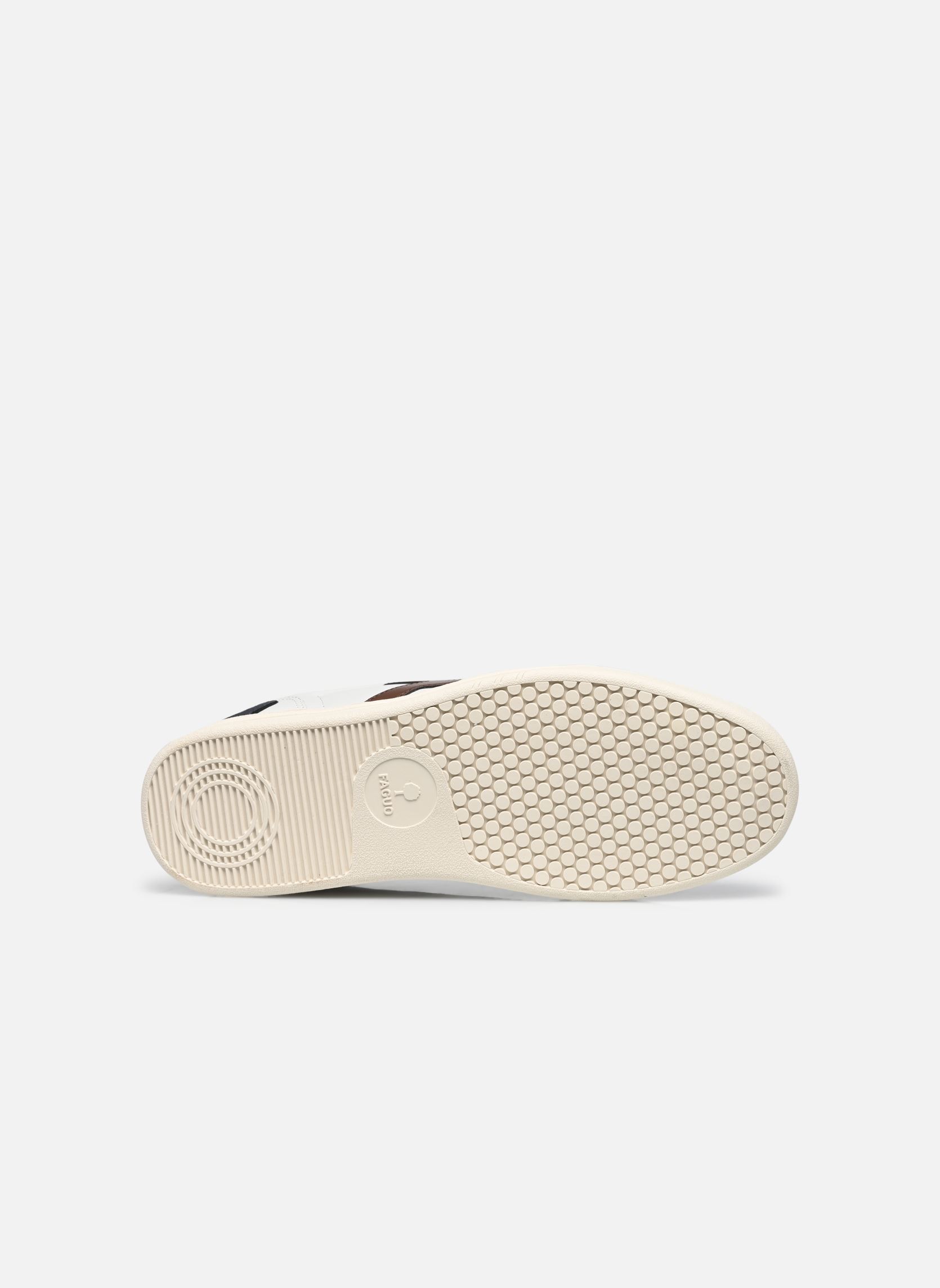 Niedrige Sneaker HAZEL LEATHER SUEDE M herren mehrfarbig Faguo Niedrige Sneaker HAZEL LEATHER SUEDE M herren mehrfarbig WHITE/NAVY