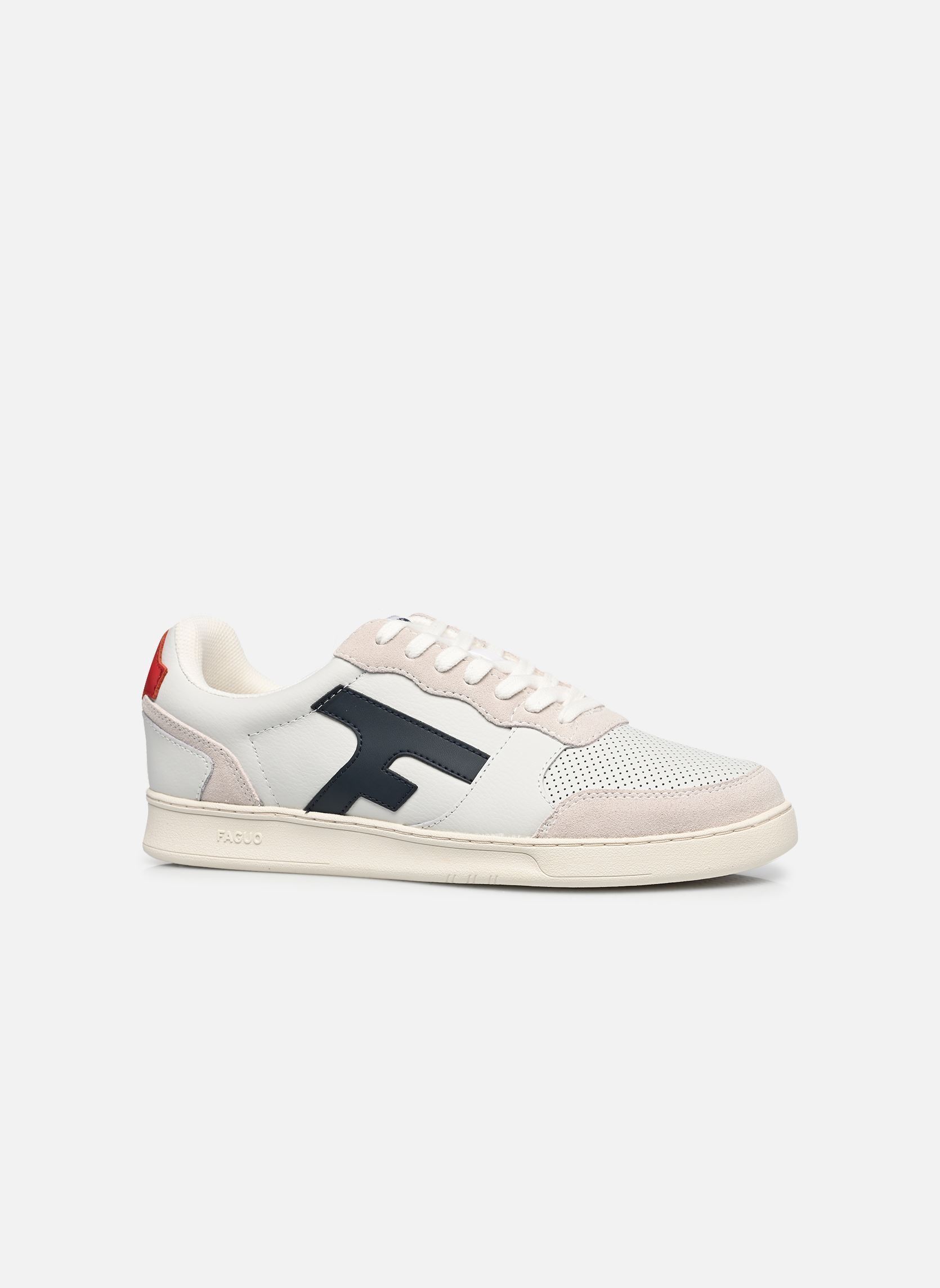 Baskets basses HAZEL LEATHER SUEDE M homme gris Faguo Baskets basses HAZEL LEATHER SUEDE M homme gris CREAM/NAVY
