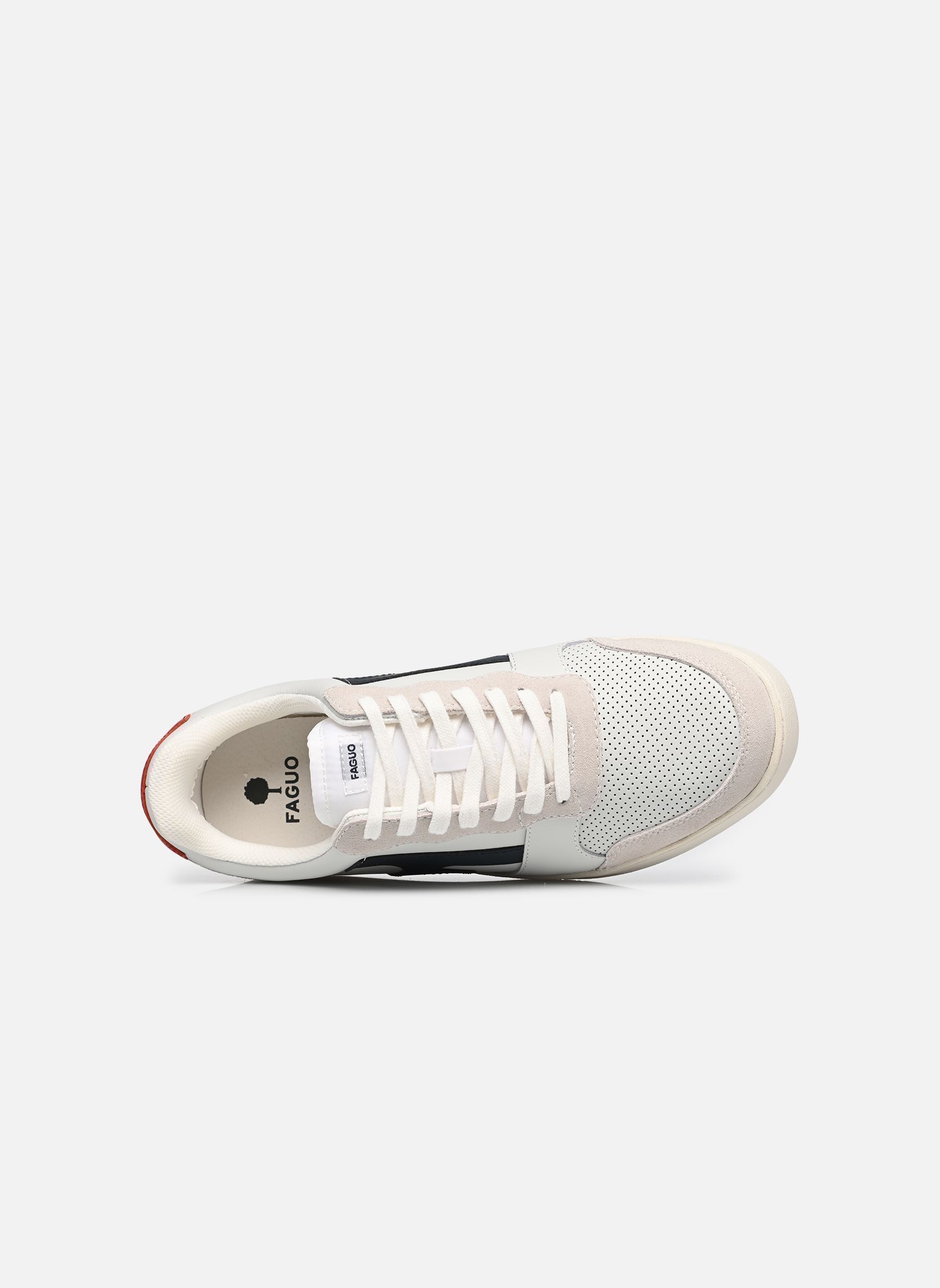 Baskets basses HAZEL LEATHER SUEDE M homme gris Faguo Baskets basses HAZEL LEATHER SUEDE M homme gris CREAM/NAVY